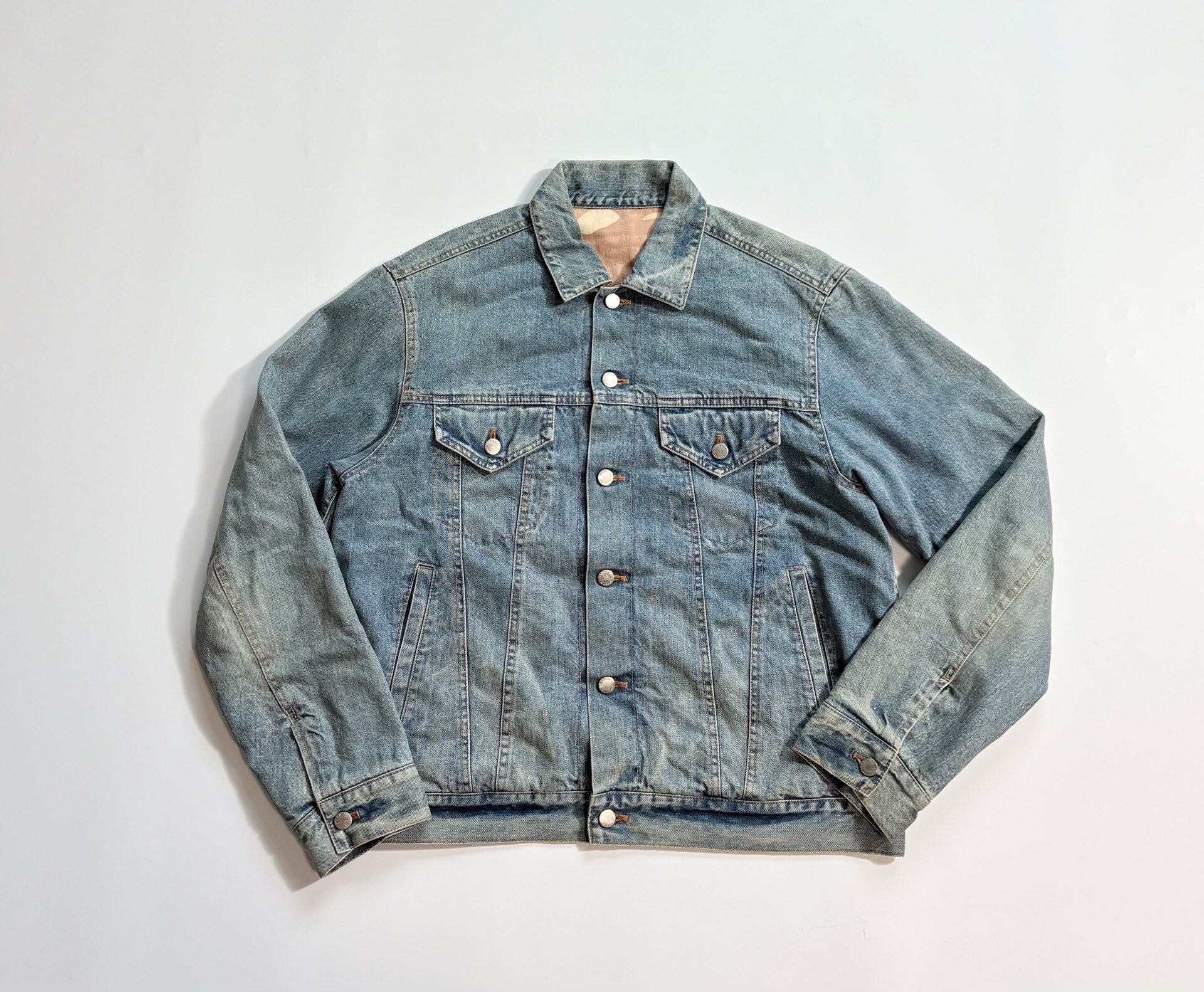 SOPHNET. Light Blue Denim Jacket