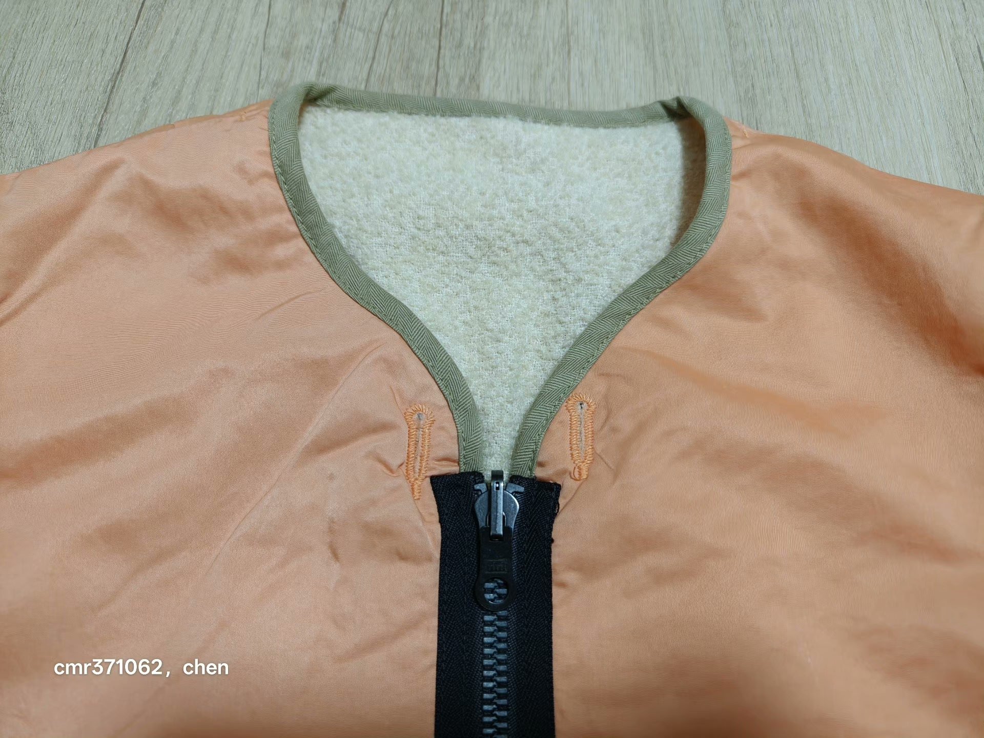 visvim 16aw Iris Liner Jacket — detail