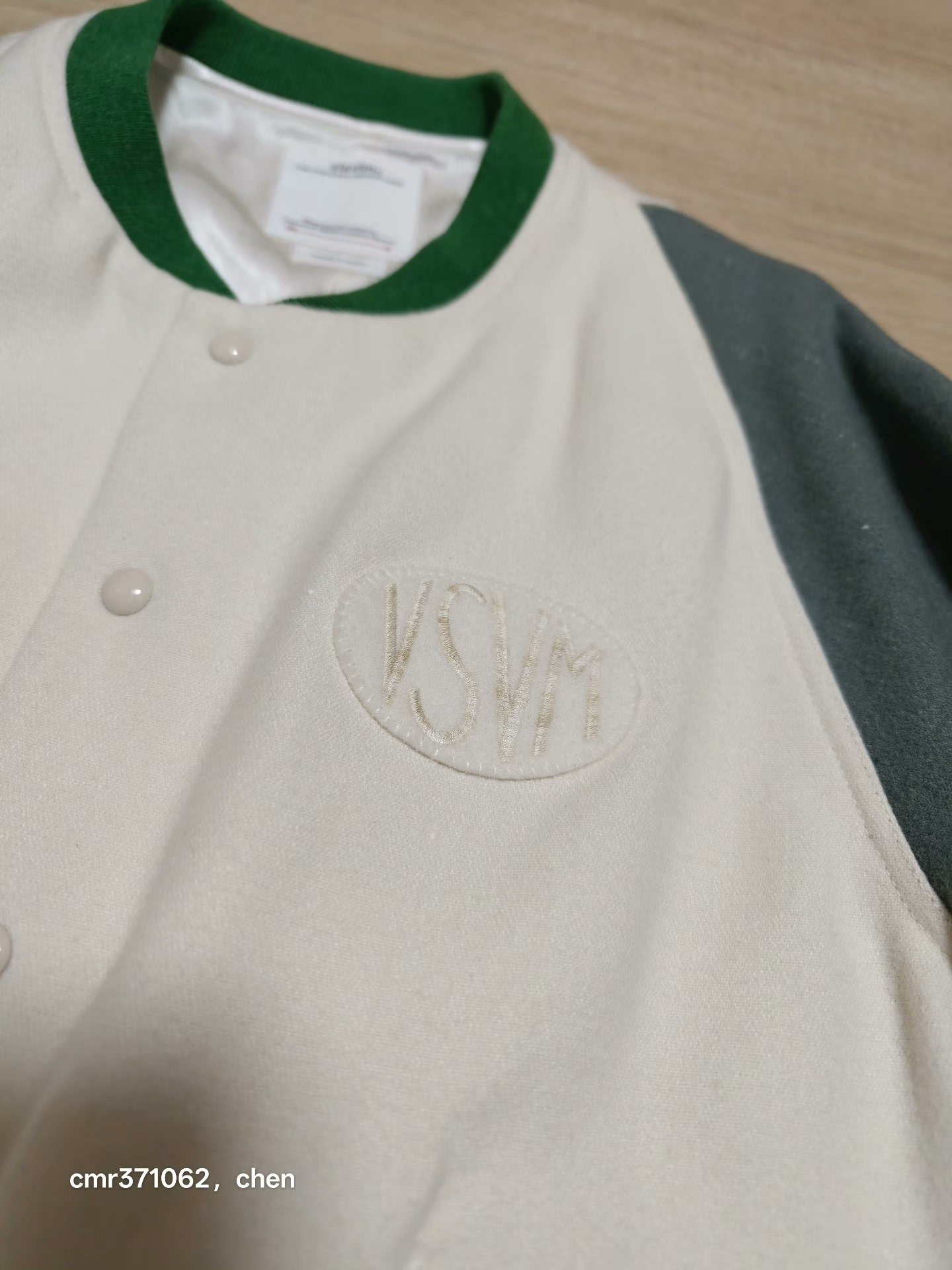 VISVIM 24SS Varsity Jacket — label