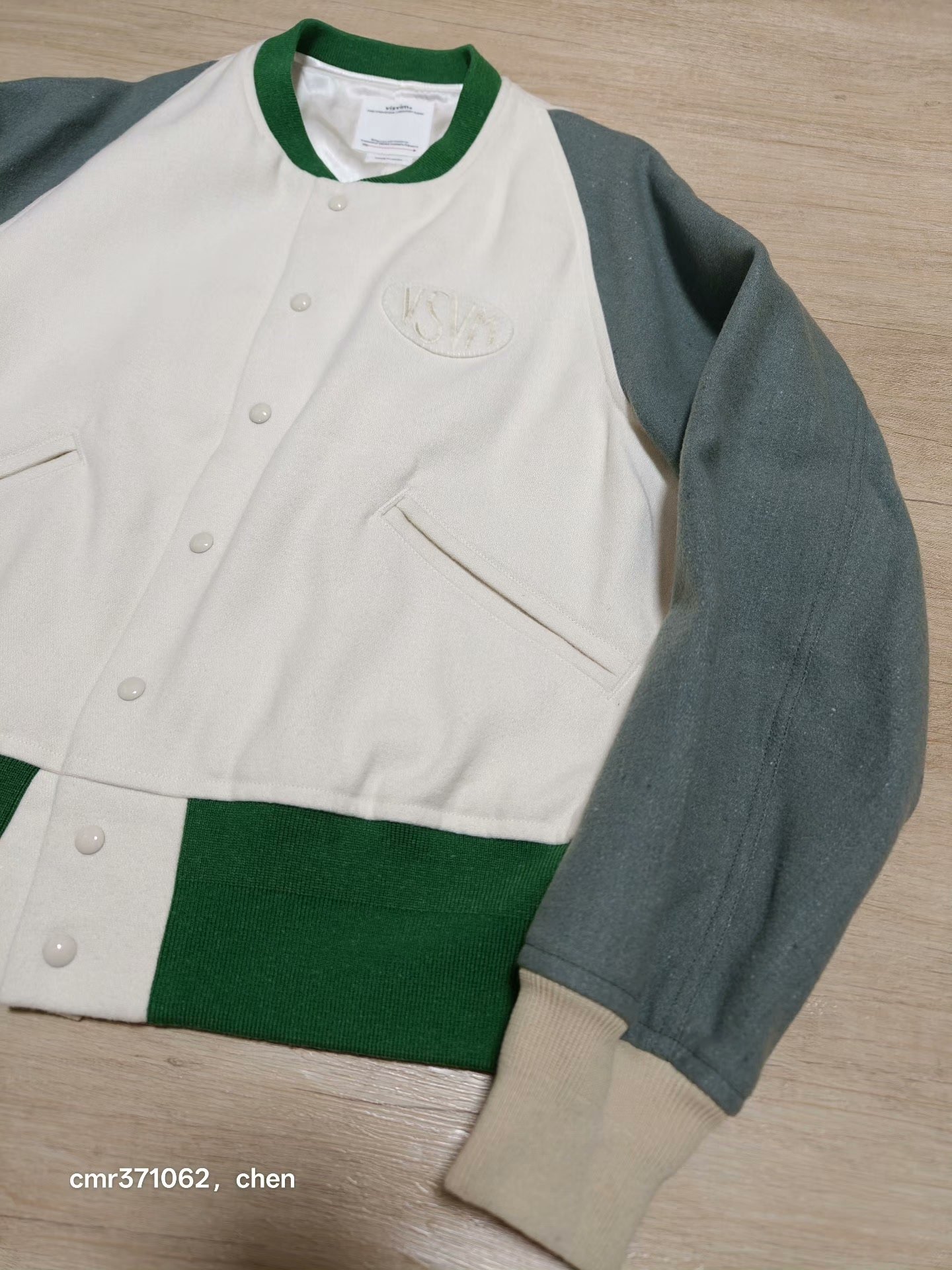 VISVIM 24SS Varsity Jacket — detail