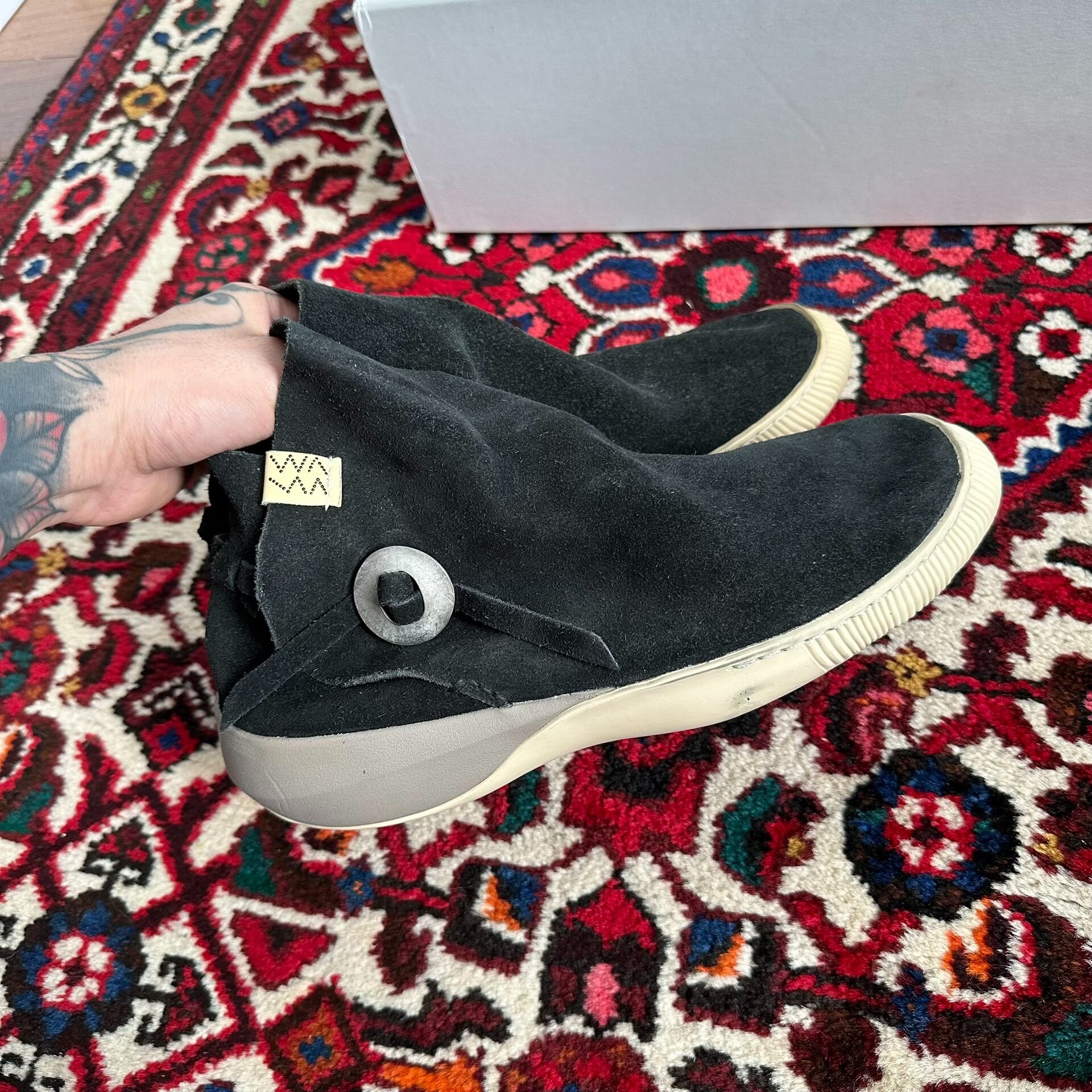 visvim GILA MOC MID II Folk Boots — back