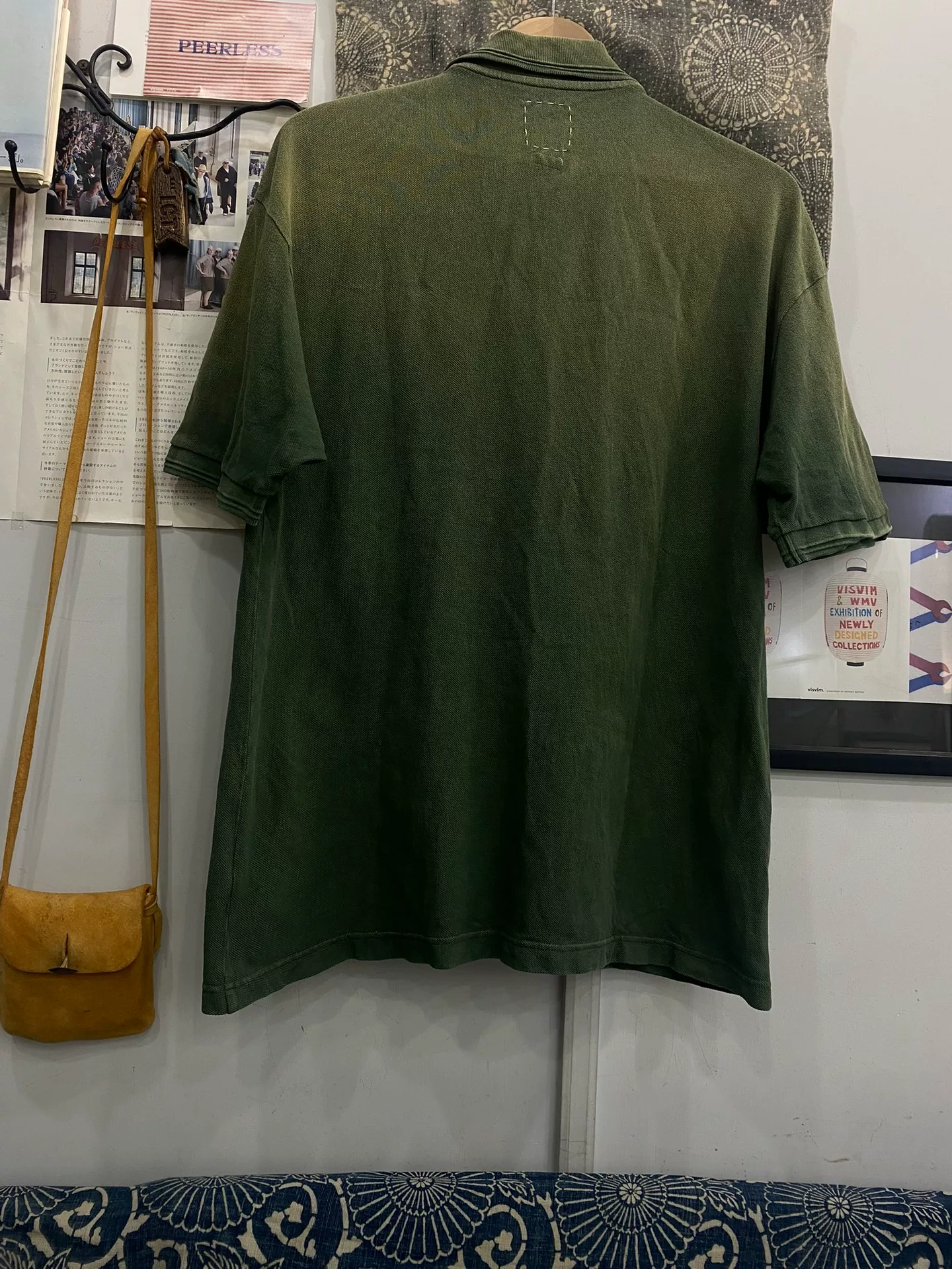 VISVIM 22SS JUMBO WELLER DMGD Polo — front