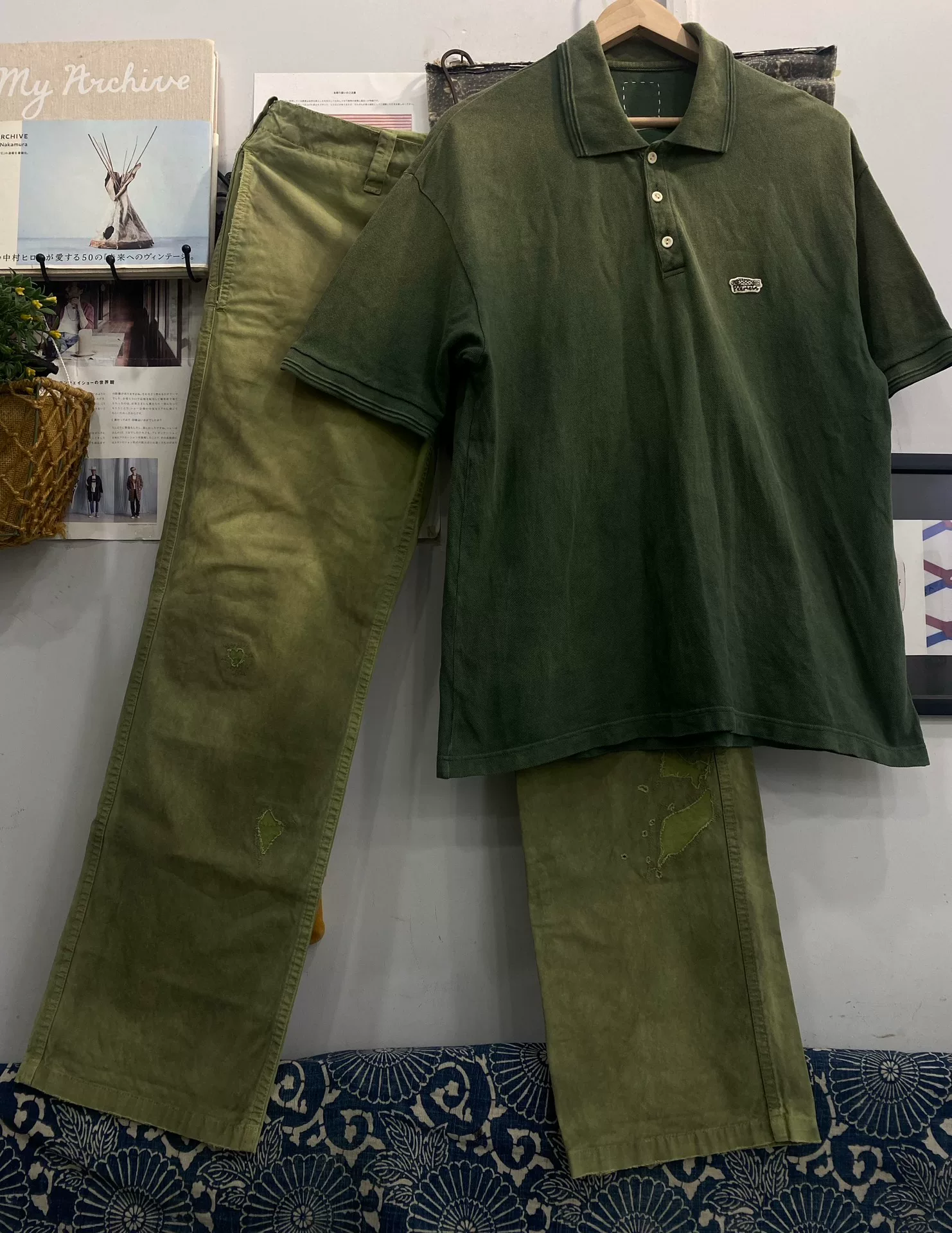 VISVIM 22SS JUMBO WELLER DMGD Polo — label