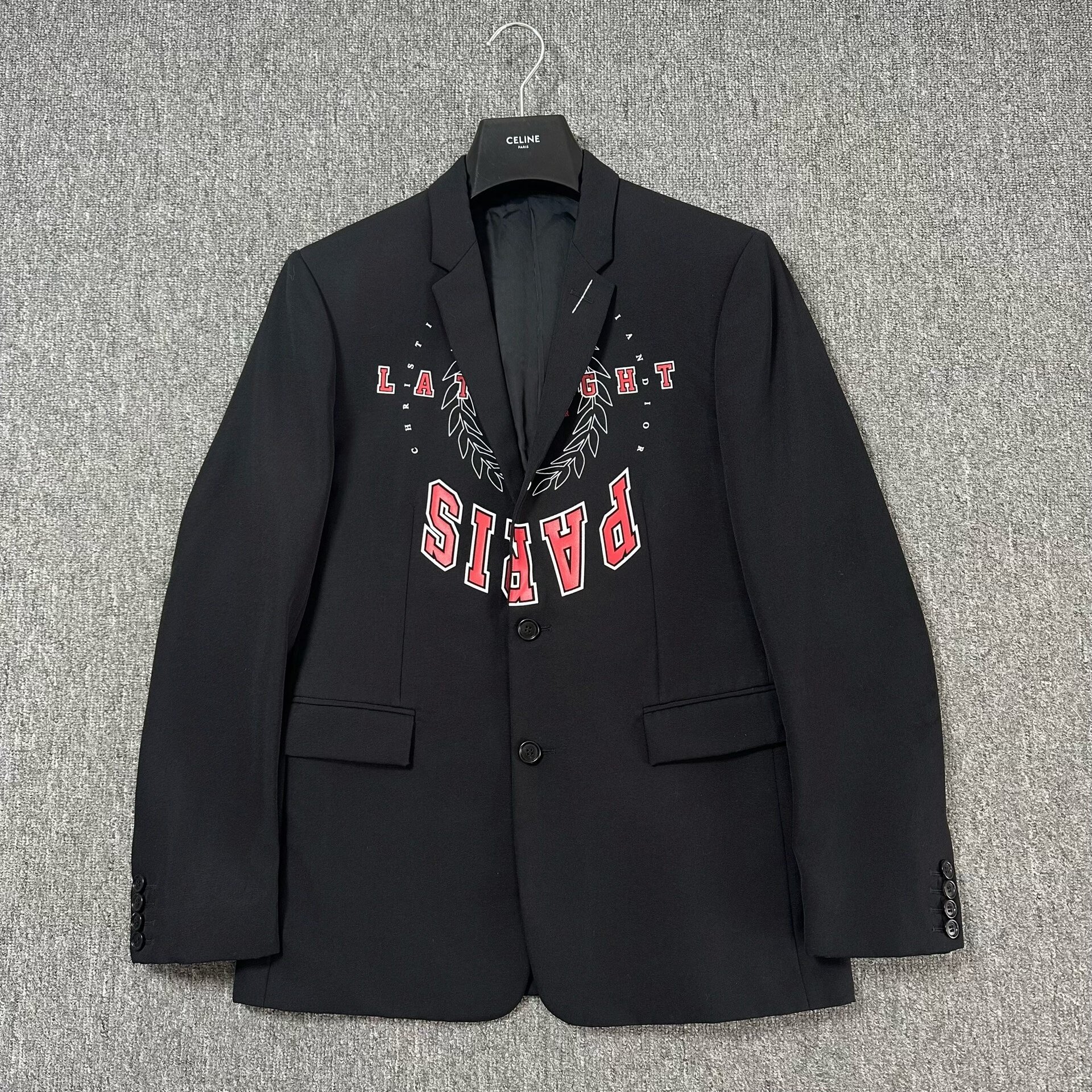 Dior Homme 18ss Wool Logo Suit Jacket