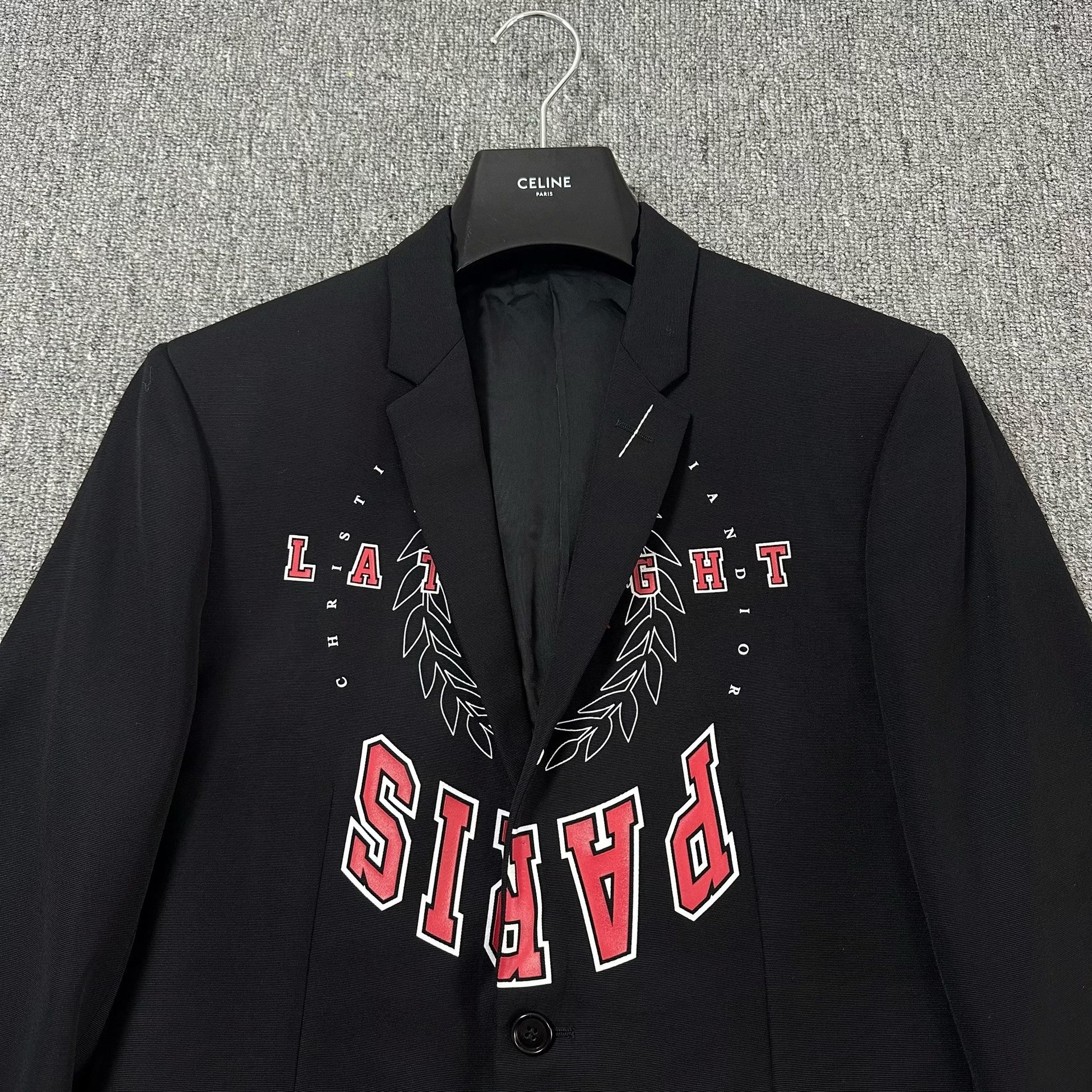 Dior Homme 18ss Wool Logo Suit Jacket — front