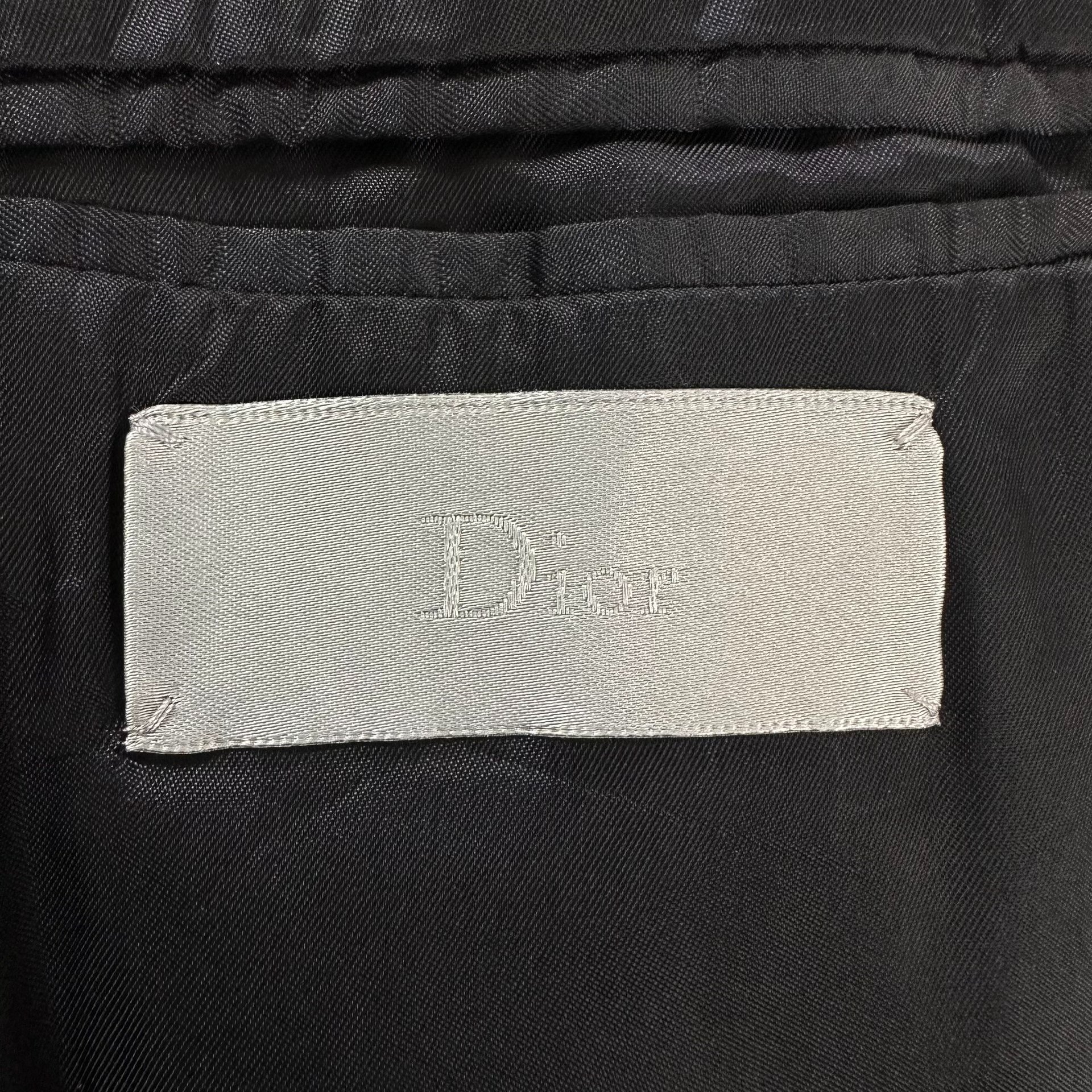 Dior Homme 18ss Wool Logo Suit Jacket — back