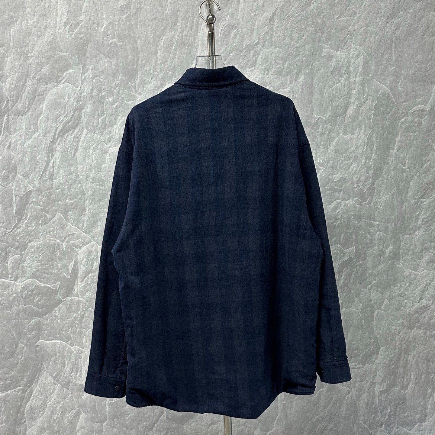 Balenciaga Check Pocket Shirt Jacket — back