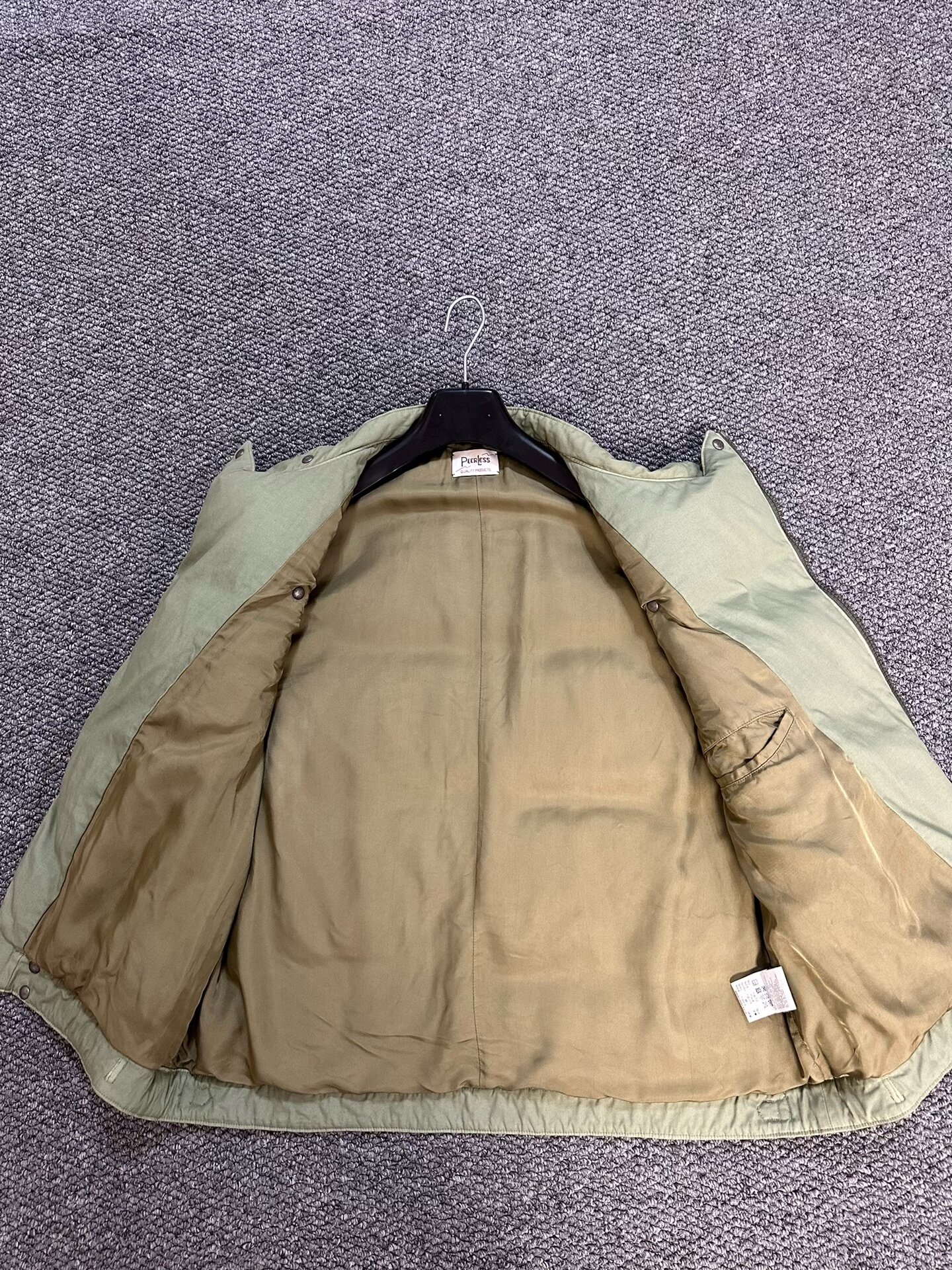visvim strabler down vest — detail