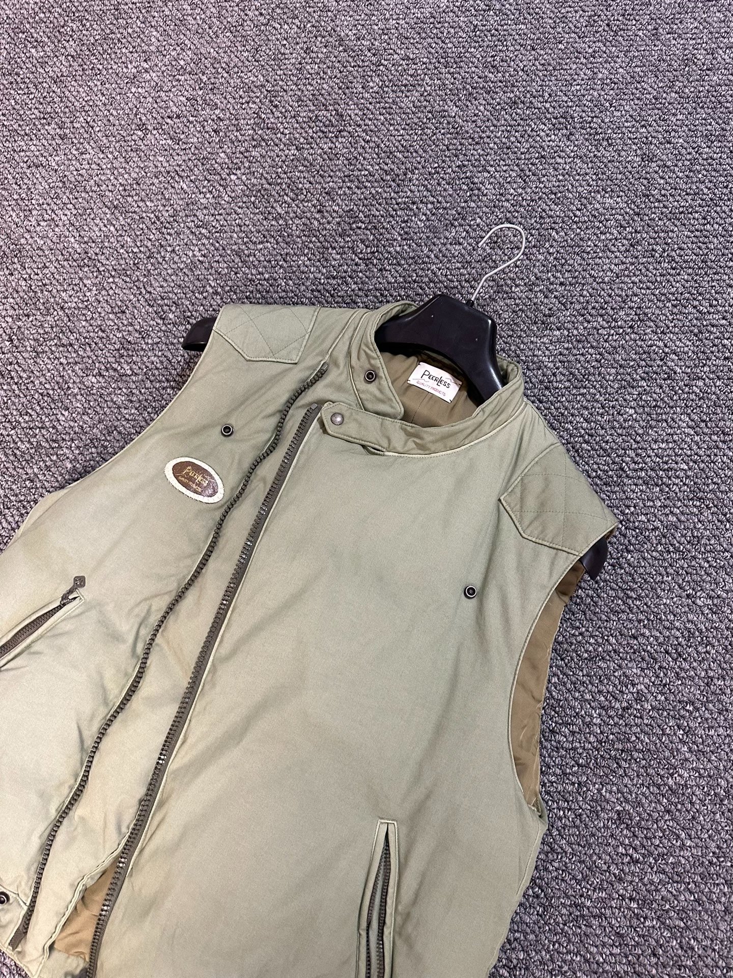 visvim strabler down vest — front