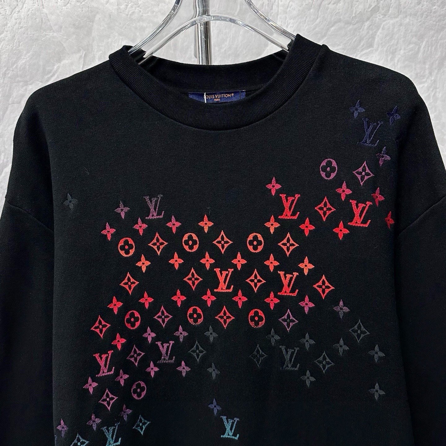 Louis Vuitton SS24 Gradient Logo Crewneck Sweatshirt — front
