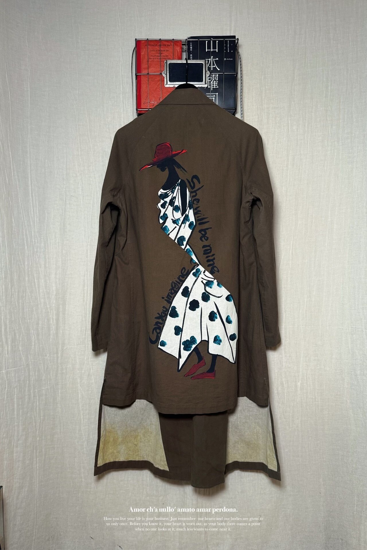 Yohji Yamamoto 17ss Glove Coat — back