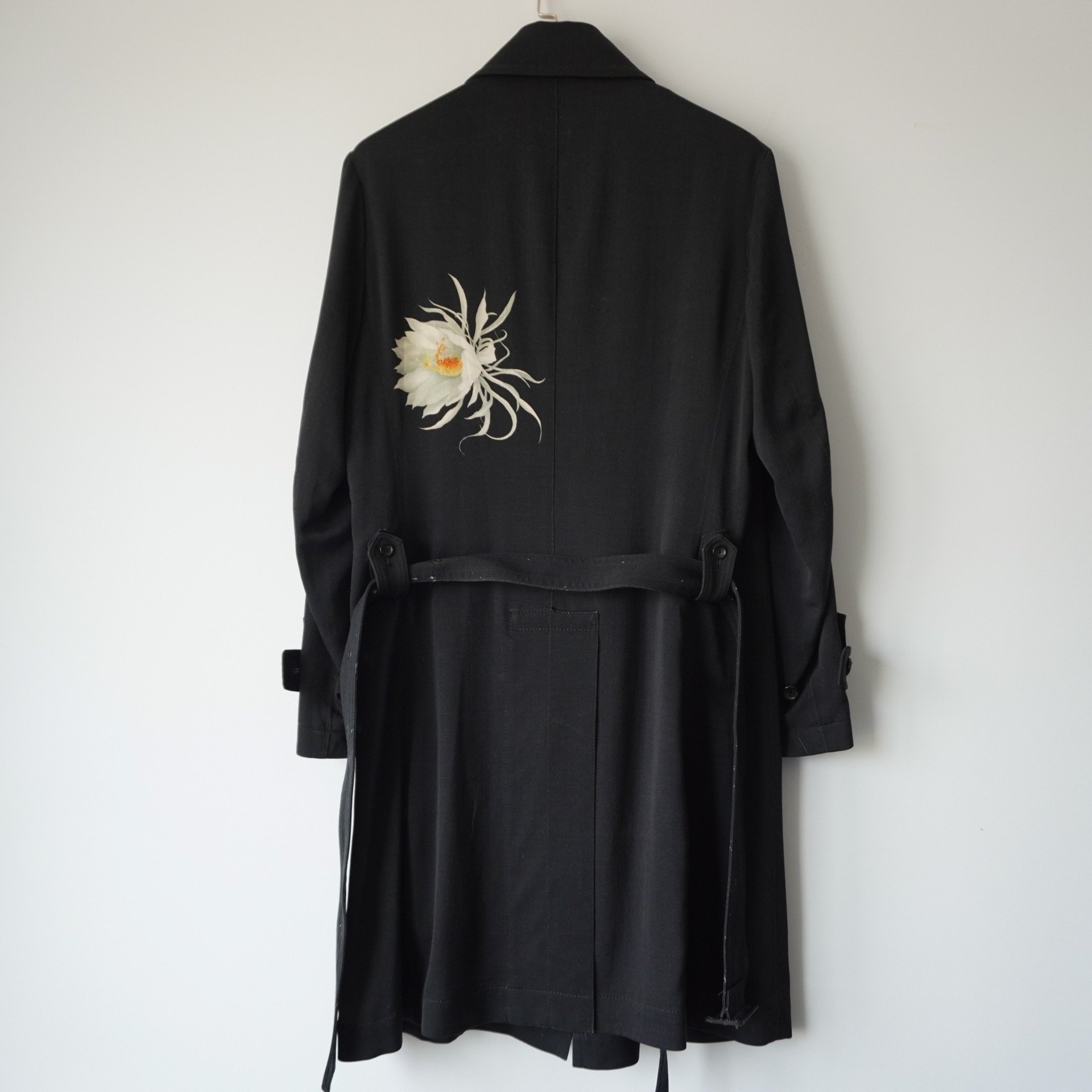Yohji Yamamoto Epiphyllum Yuzen Dye Coat — front