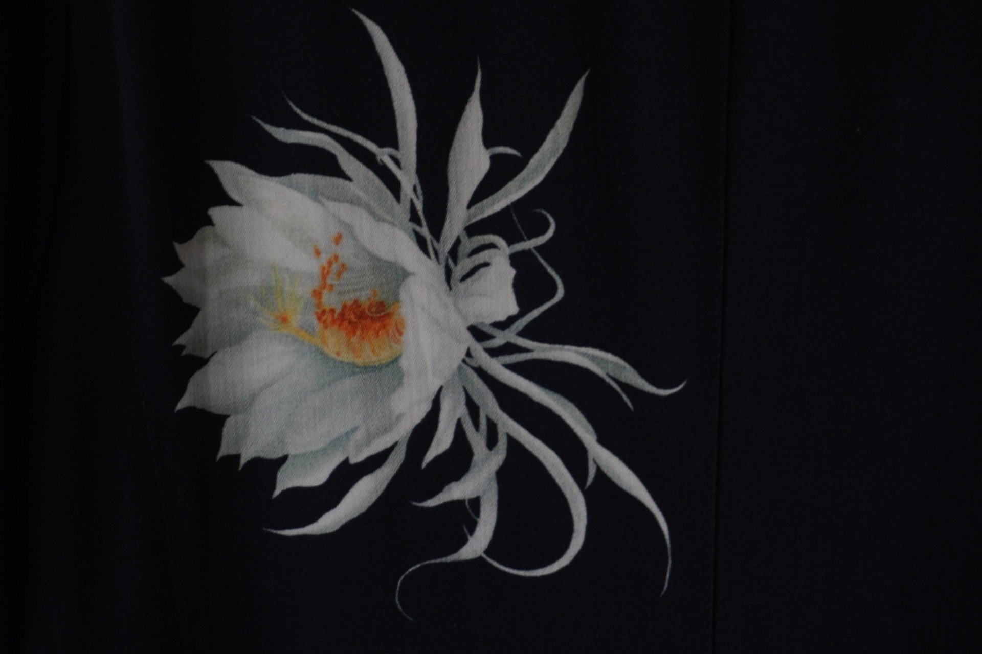 Yohji Yamamoto Epiphyllum Yuzen Dye Coat — back