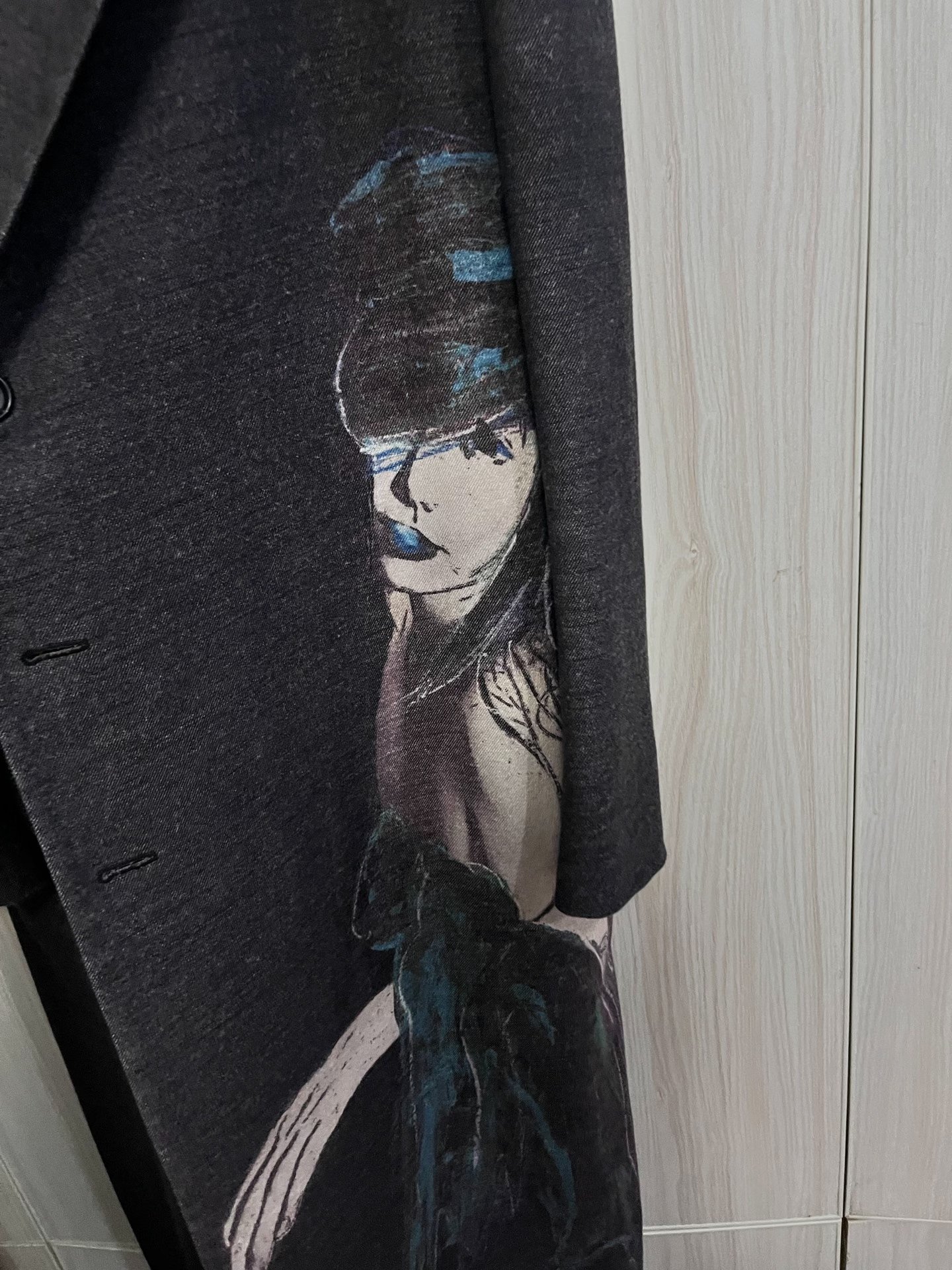 Yohji Yamamoto 24AW Long Gray Coat — front