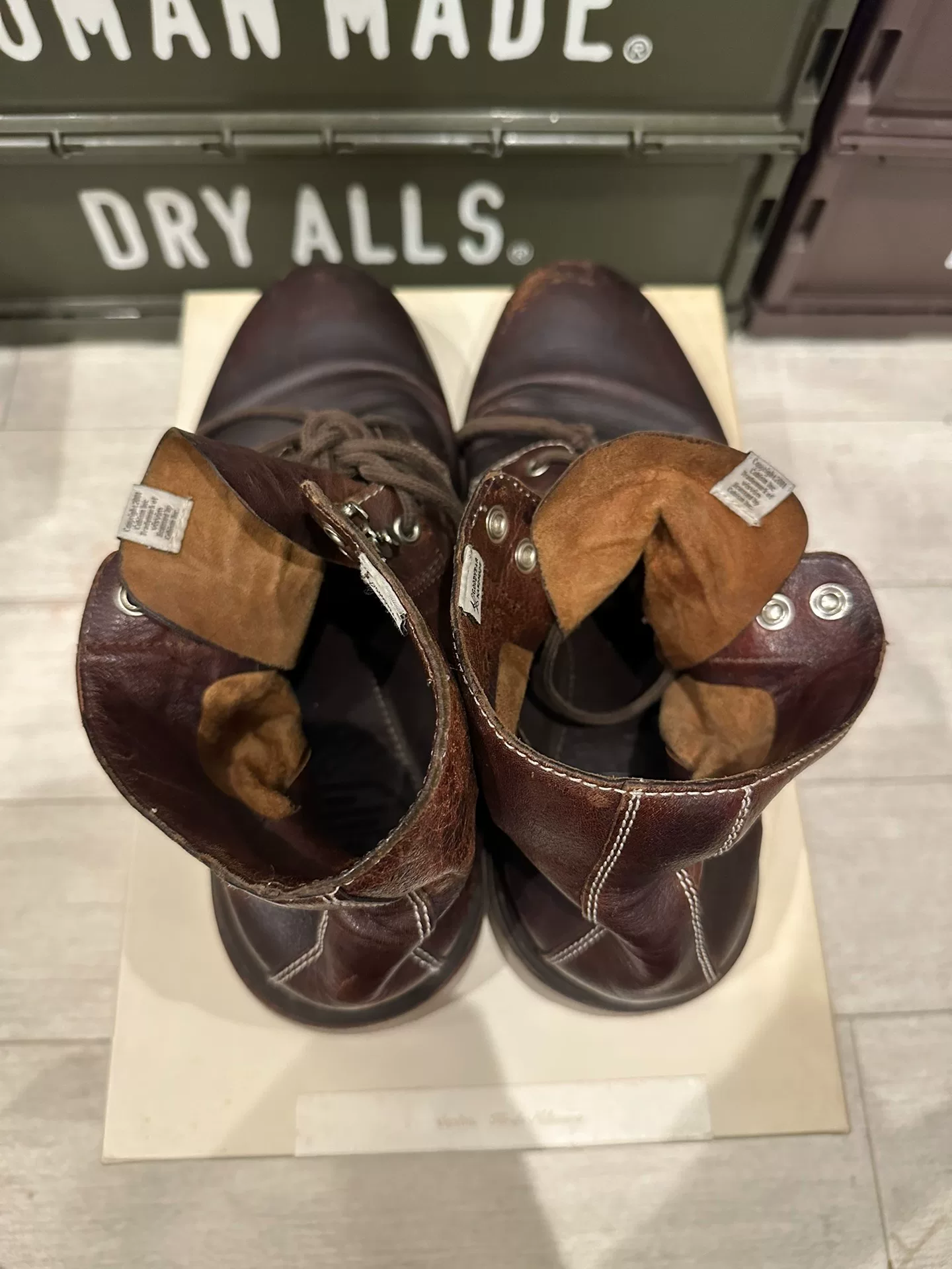 Visvim Initial Virgil Boots Kangaroo Leather — detail