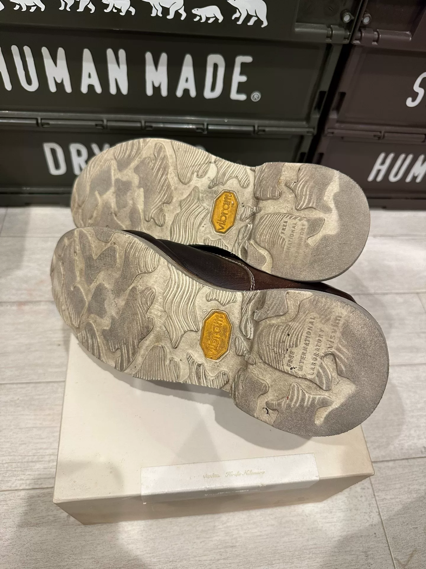 Visvim Initial Virgil Boots Kangaroo Leather — back