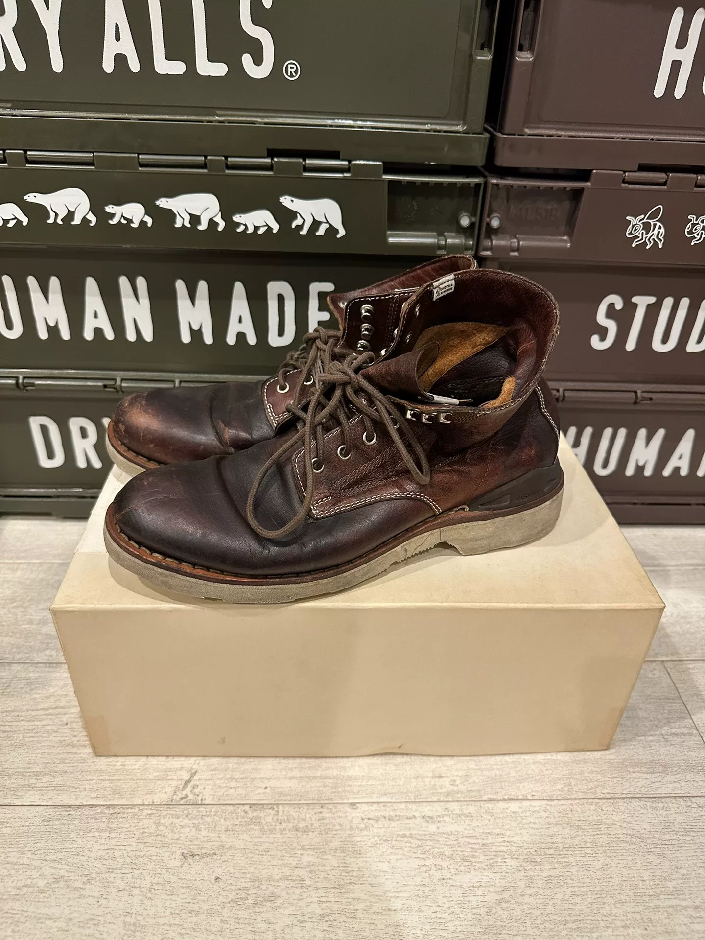 Visvim Initial Virgil Boots Kangaroo Leather