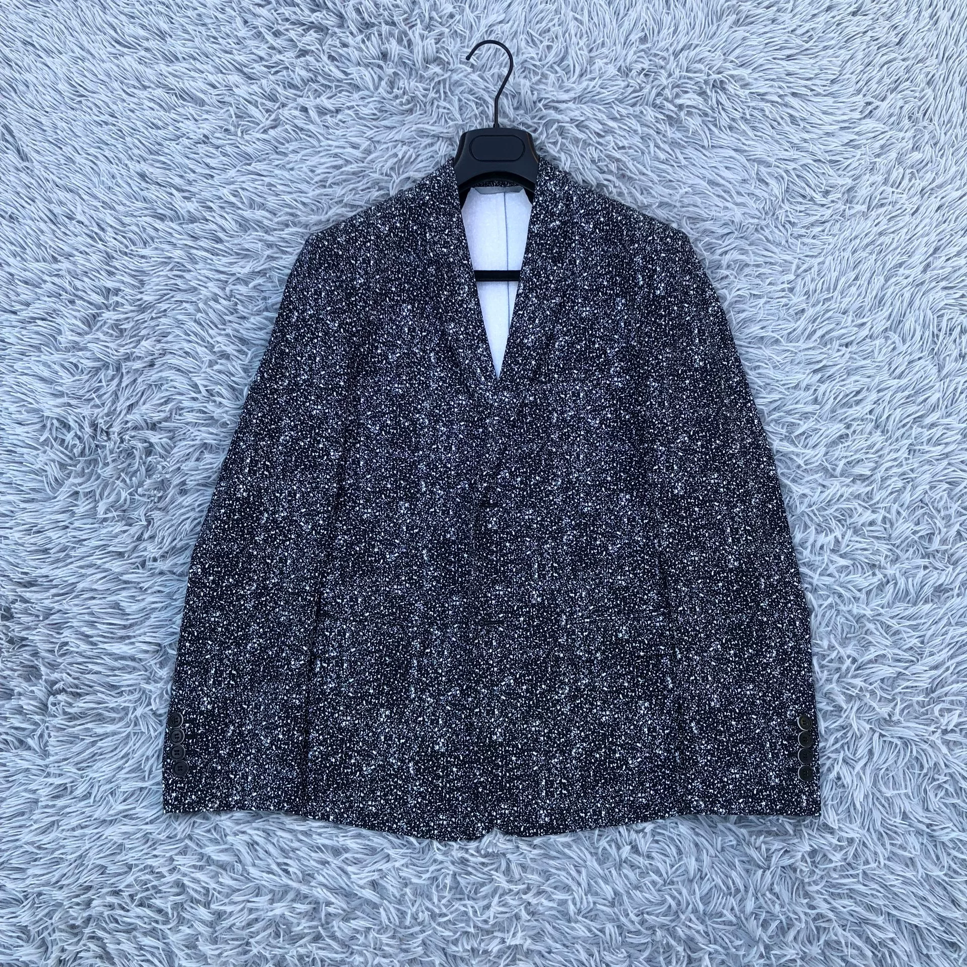 Dior Homme Snowflake Splatter Two-Piece Suit — front