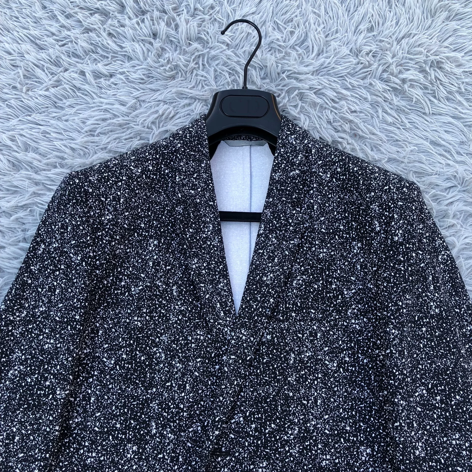 Dior Homme Snowflake Splatter Two-Piece Suit — back