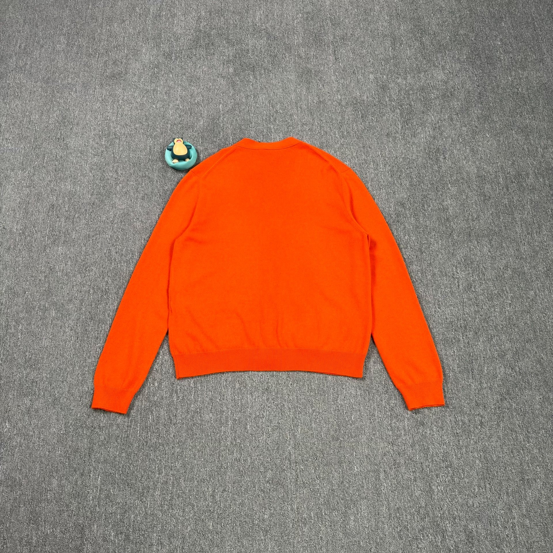 Gucci Orange Bee Embroidery Cardigan — front