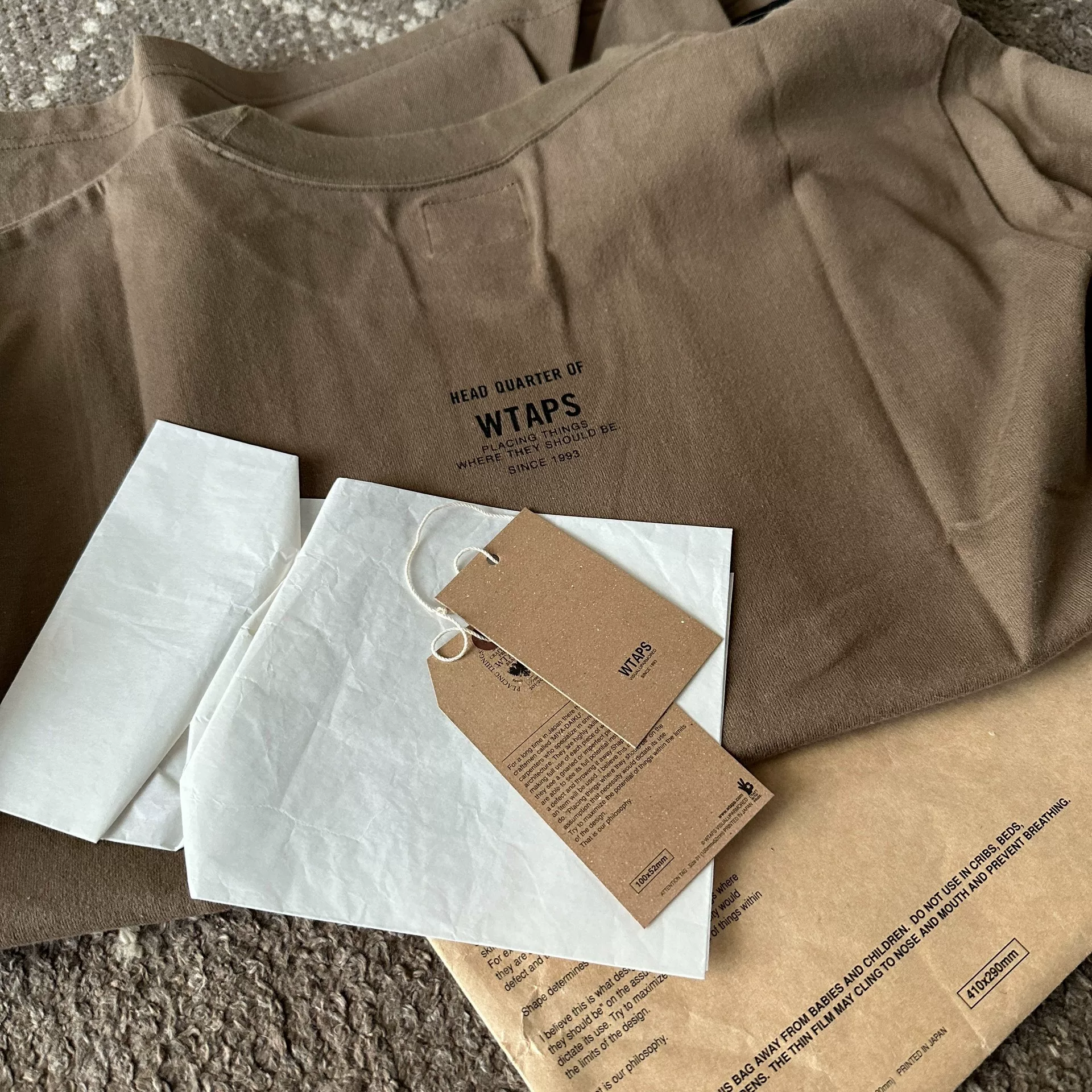 WTAPS GIP Limited T-Shirt 16AW — front
