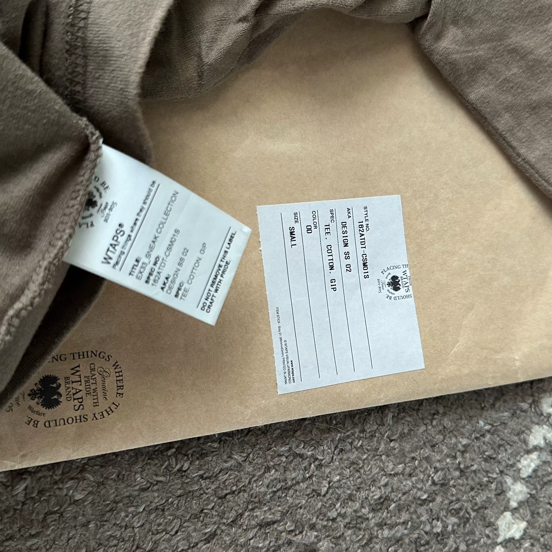 WTAPS GIP Limited T-Shirt 16AW — detail