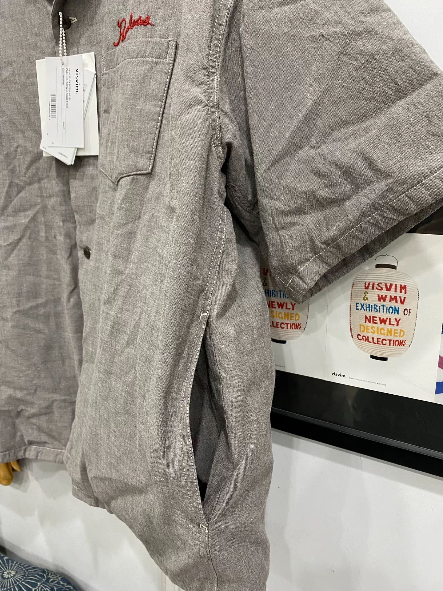 visvim 24ss Wallis Down Shirt — back