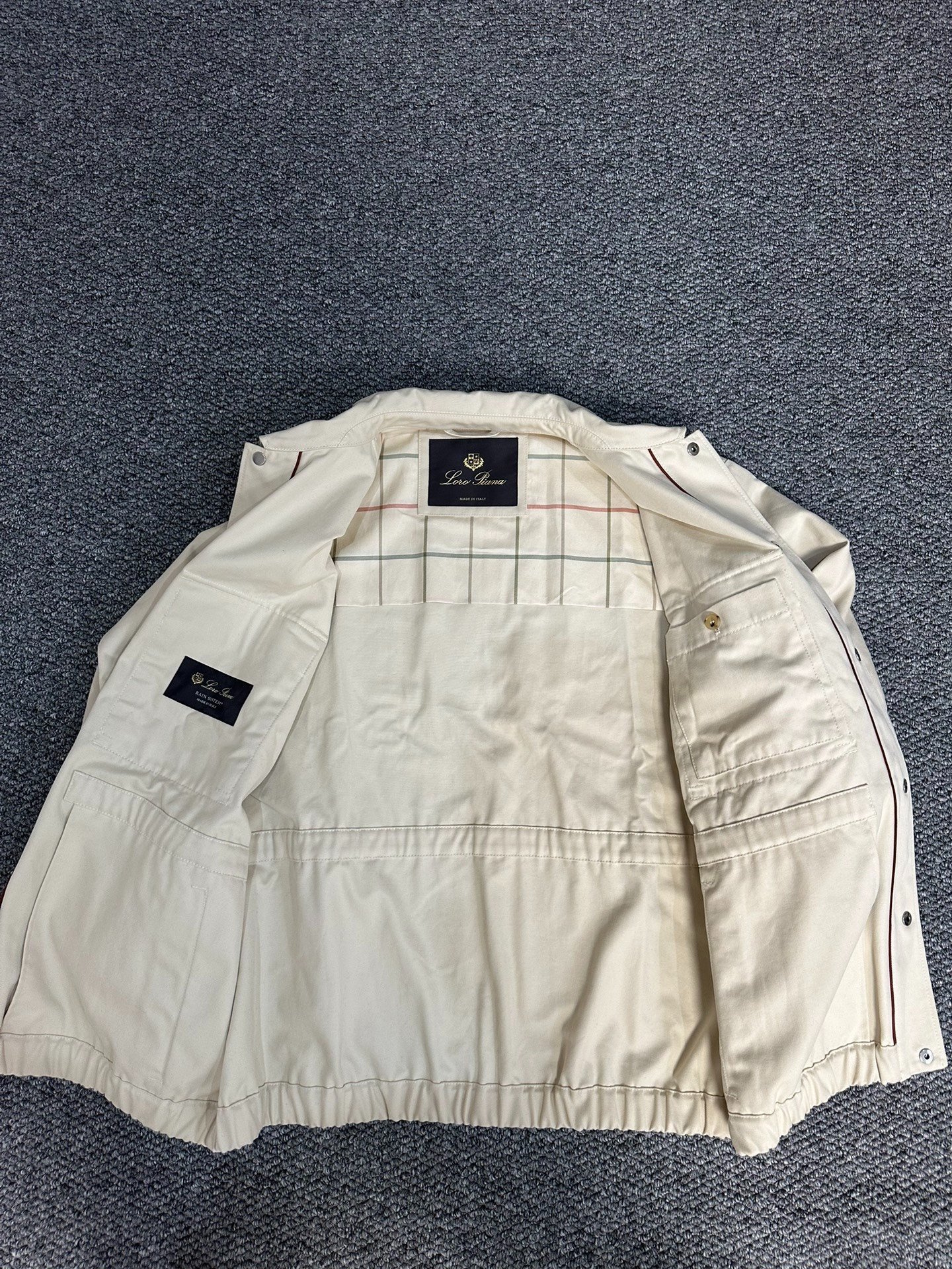 Loro Piana Sea Island Cotton Jacket XL — back