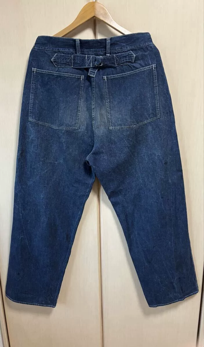 visvim SS SCOUT PANTS DRY DENIM — front