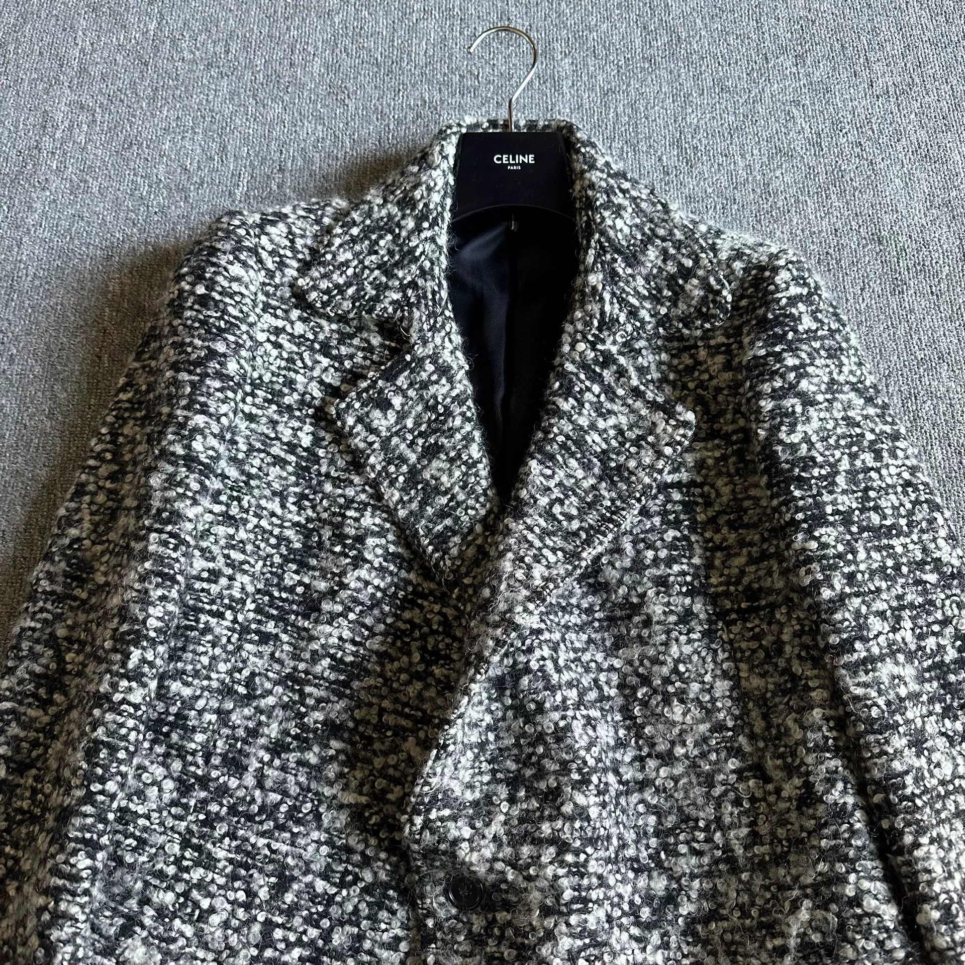 Dior Homme 09FW Snowflake Long Coat — detail