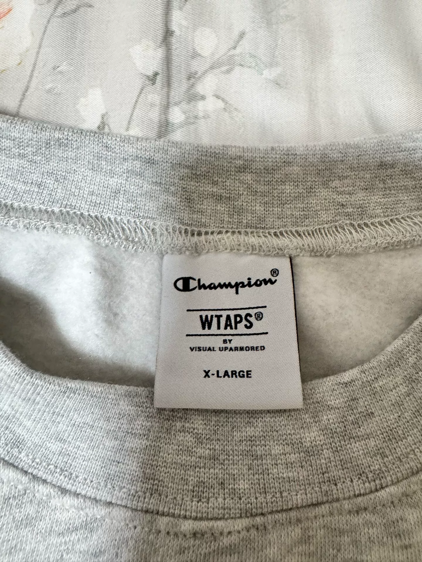 WTAPS Champion 24AW Crewneck Sweatshirt — detail