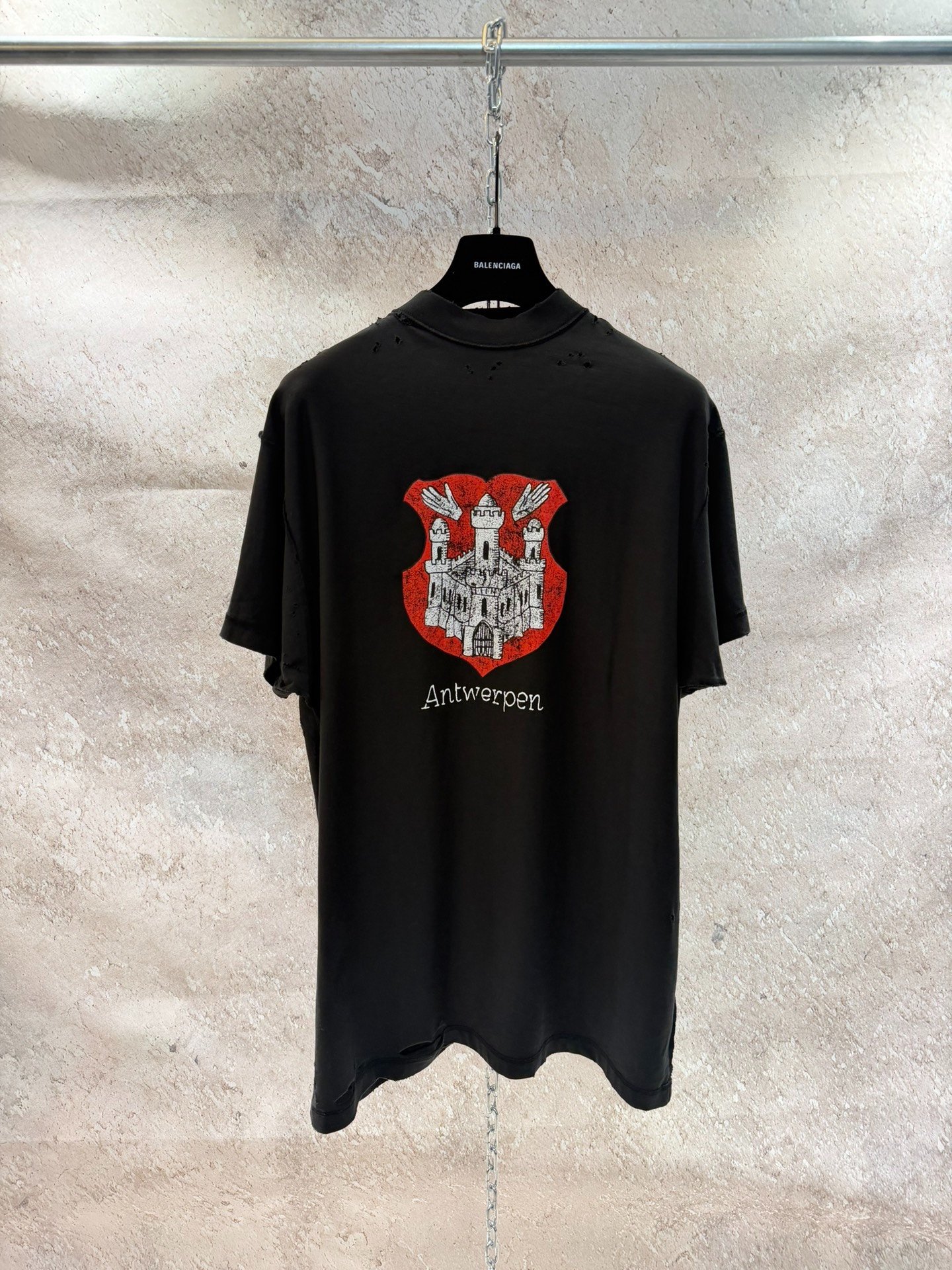 Balenciaga 24SS Antwerp Castle Print Tee