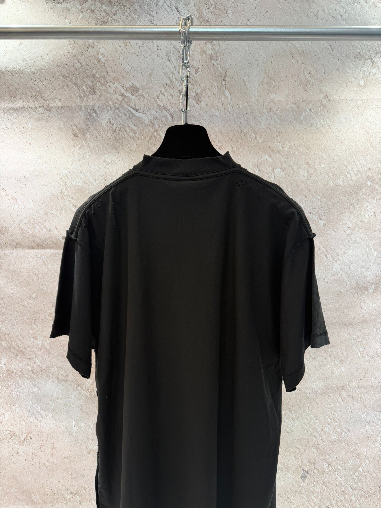 Balenciaga 24SS Antwerp Castle Print Tee — back