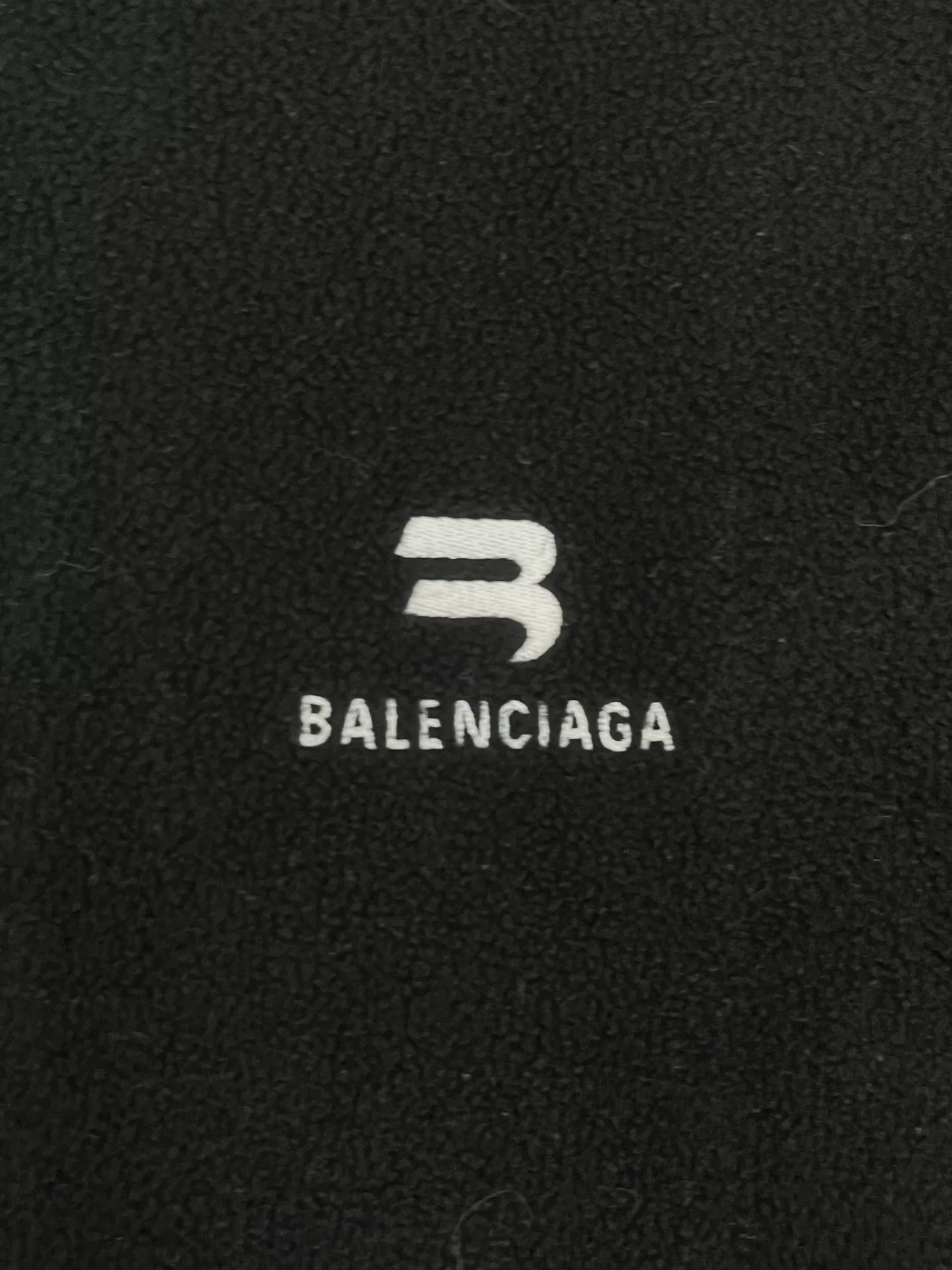 Balenciaga Black Oversized Stripe Logo Jacket — back