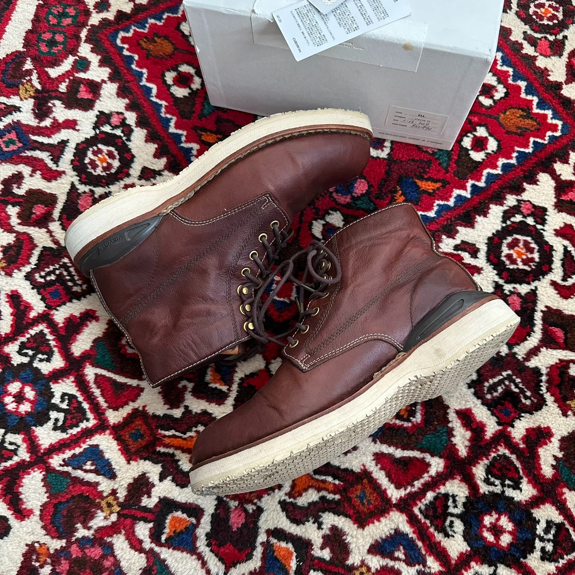 visvim 16AW Virgil Boots — label