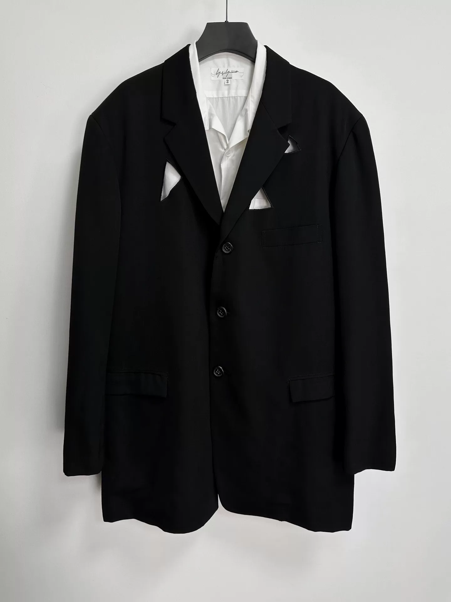 Yohji Yamamoto 92SS Hollow Triangle Coat