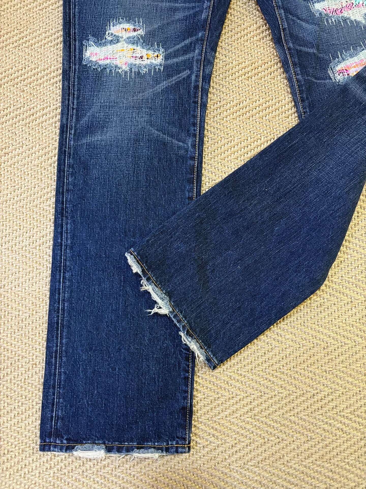 Levi's x Stussy 505 Crush Jeans — detail