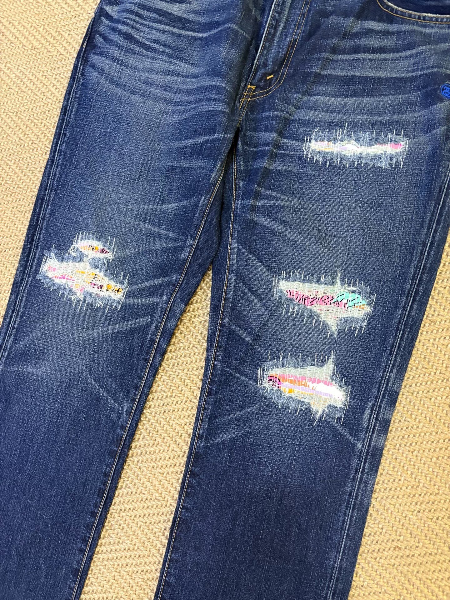 Levi's x Stussy 505 Crush Jeans — back