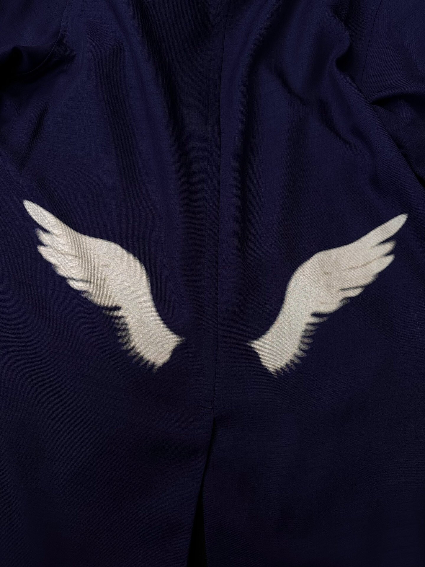 Yohji Yamamoto 2002AW Wings Runway Coat — detail