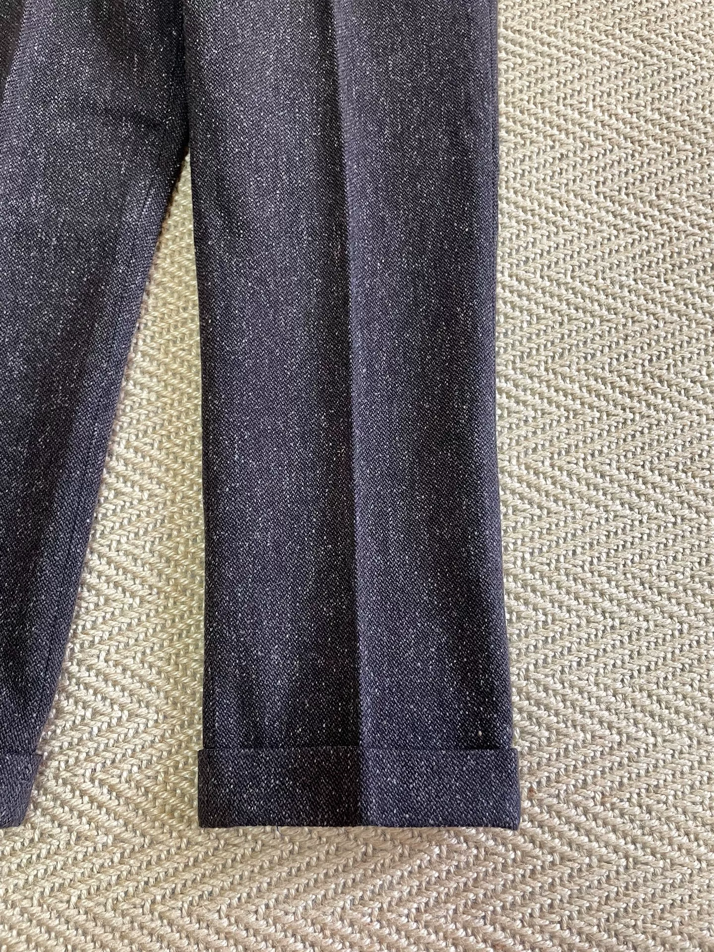 VISVIM CORNELL SLACKS MELANGE WOOL — detail
