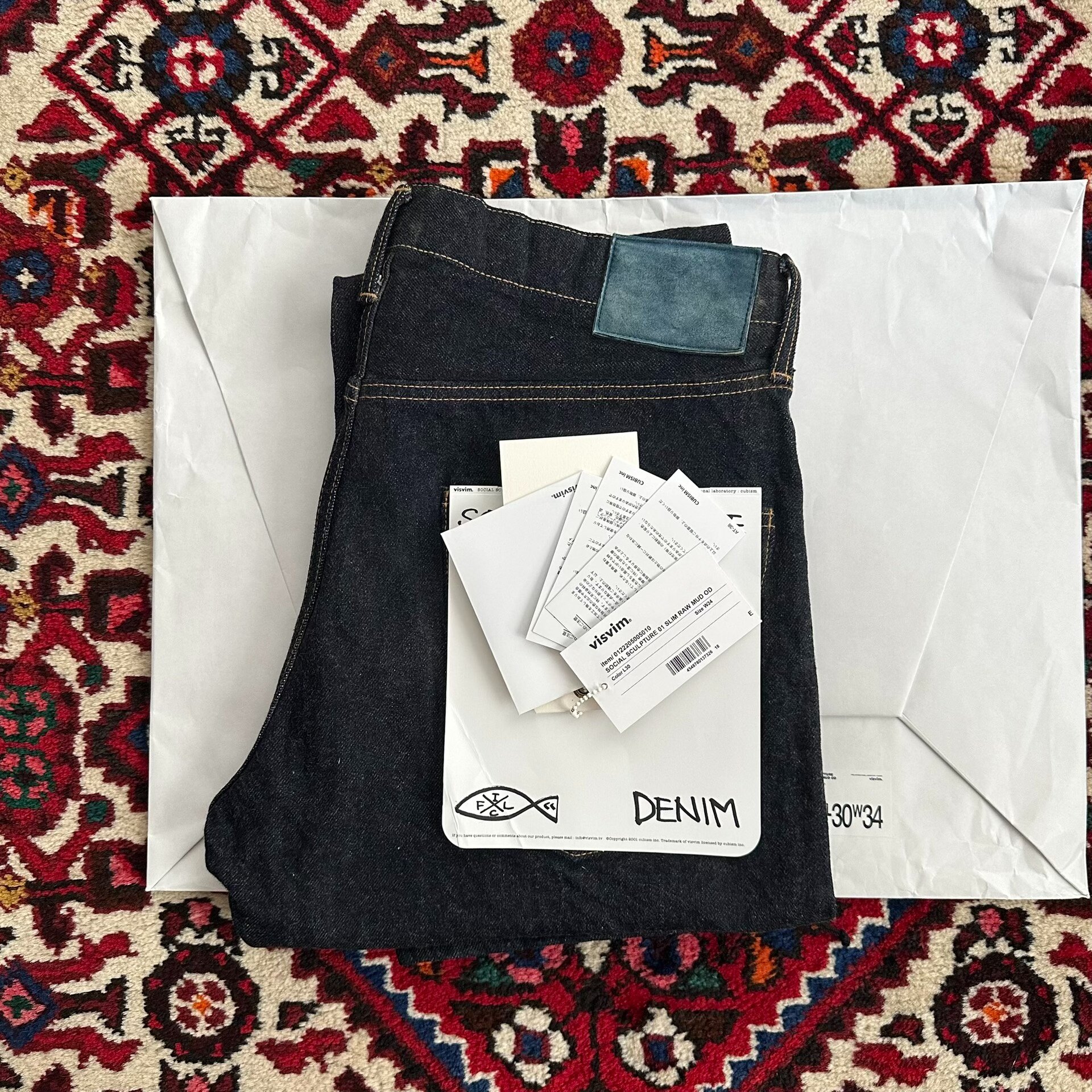 visvim 22AW 01.2MUD Jeans
