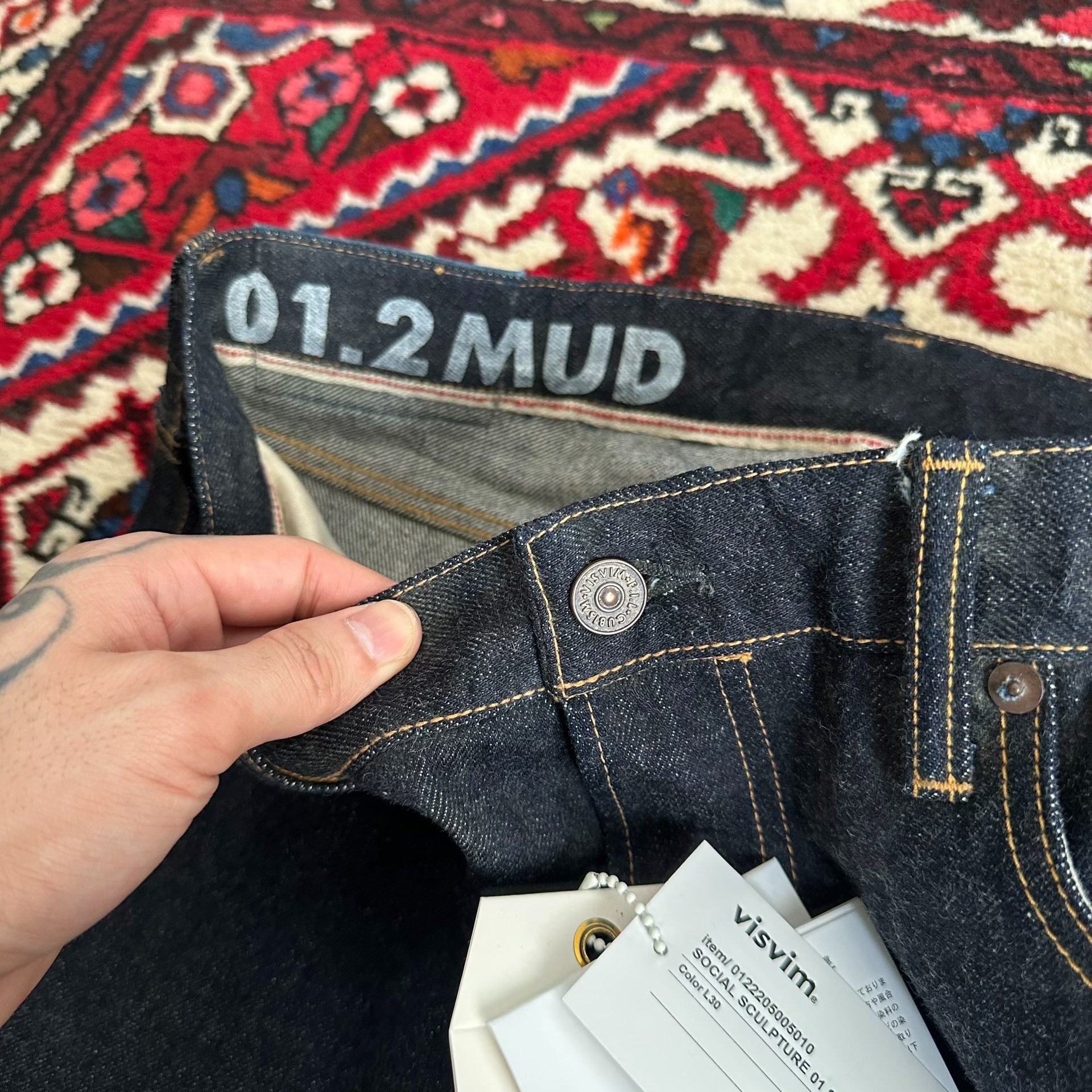 visvim 22AW 01.2MUD Jeans — back