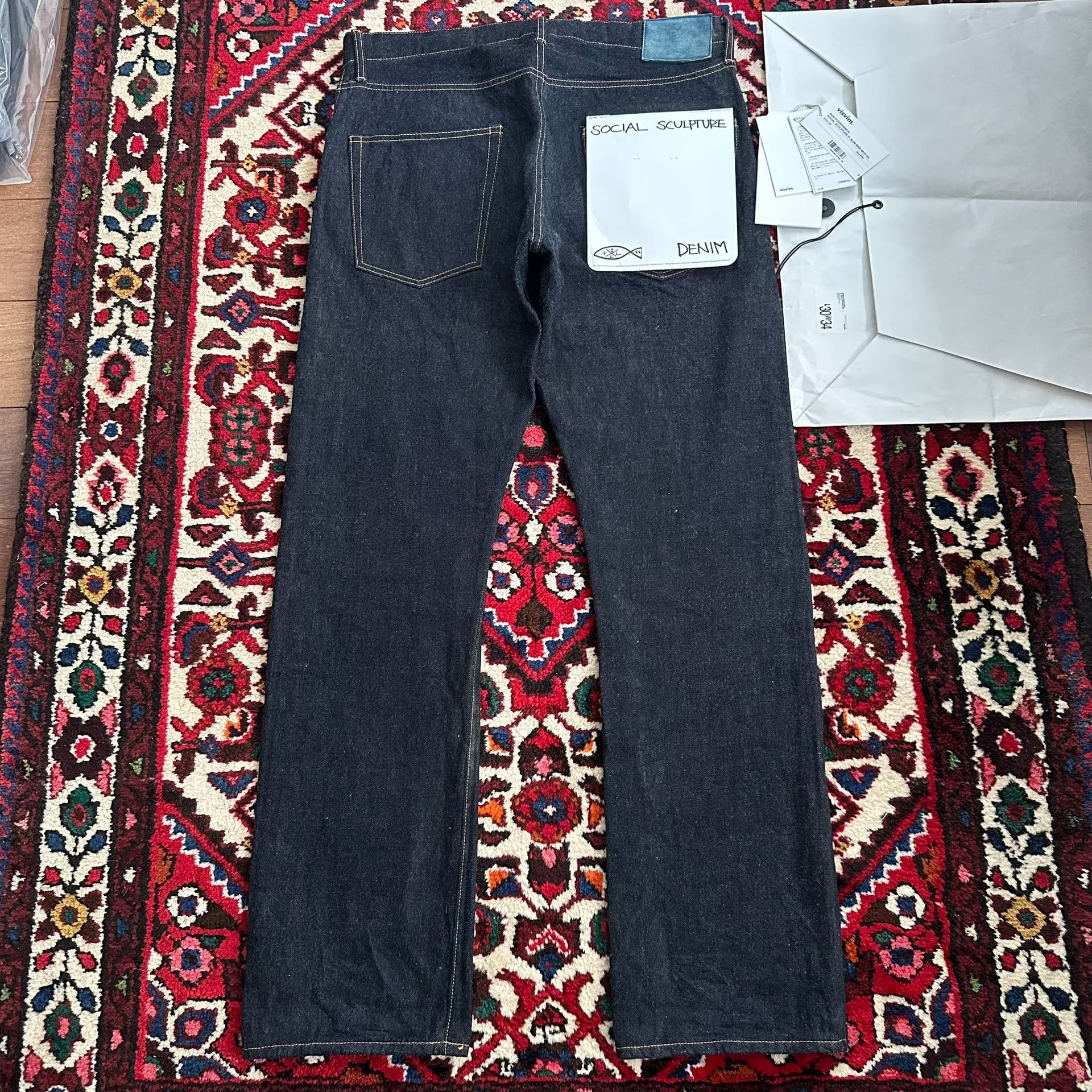 visvim 22AW 01.2MUD Jeans — detail