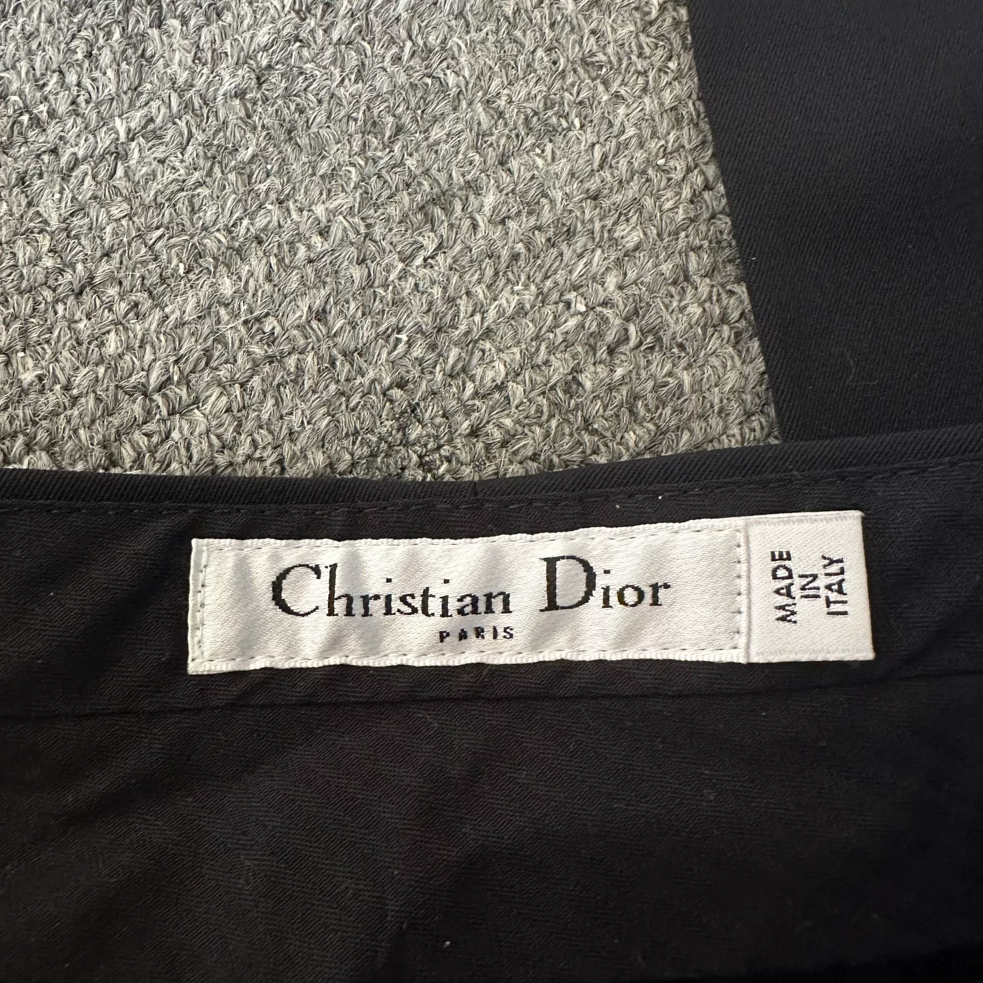 Dior Women's Wool Long Straight Pants — back