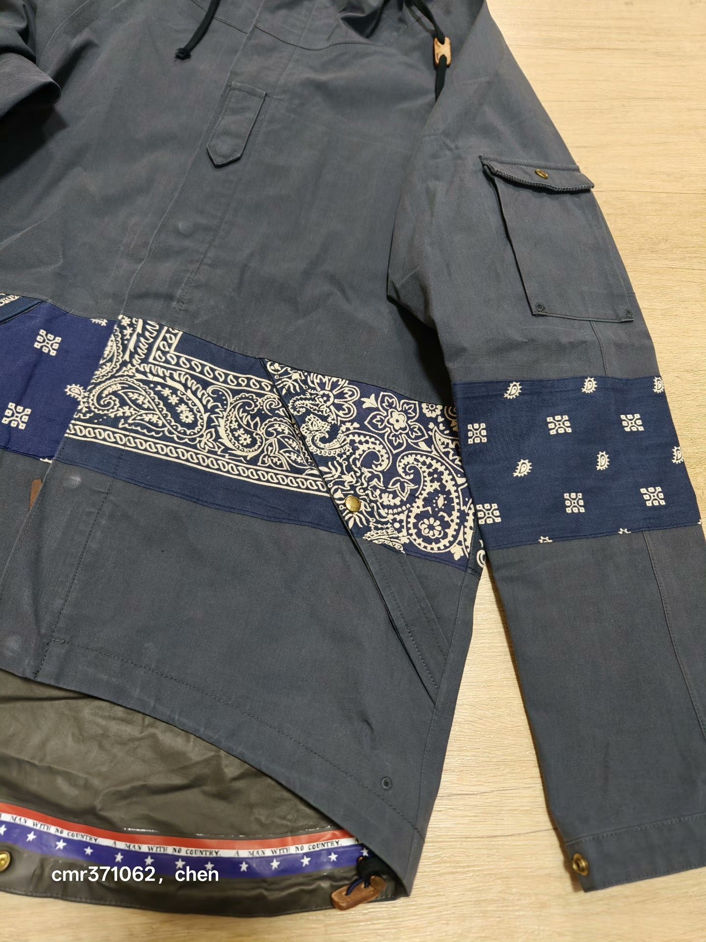 VISVIM 15 ICT NOMAD JKT 2.5L BANDANA — back