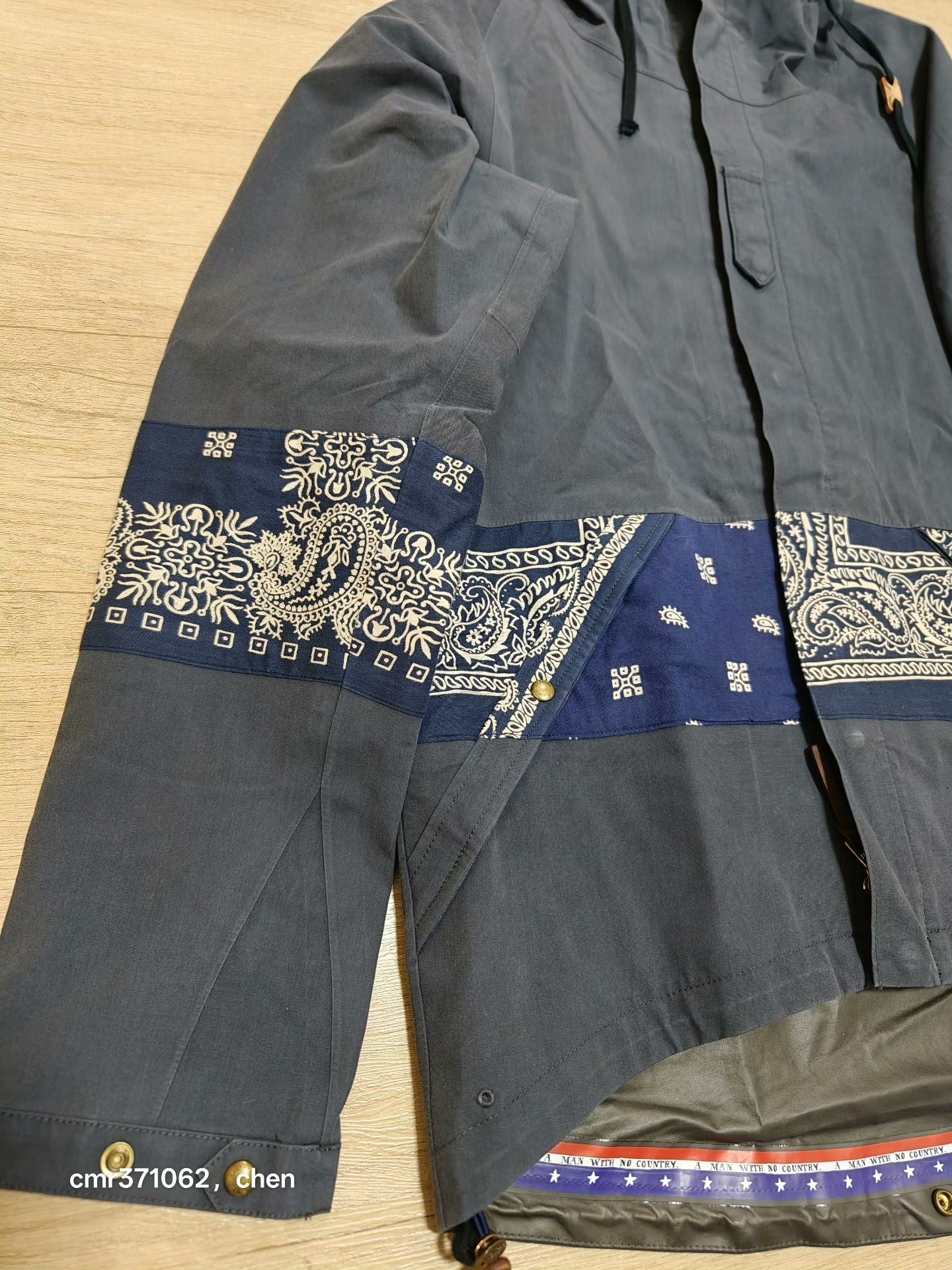 VISVIM 15 ICT NOMAD JKT 2.5L BANDANA — detail