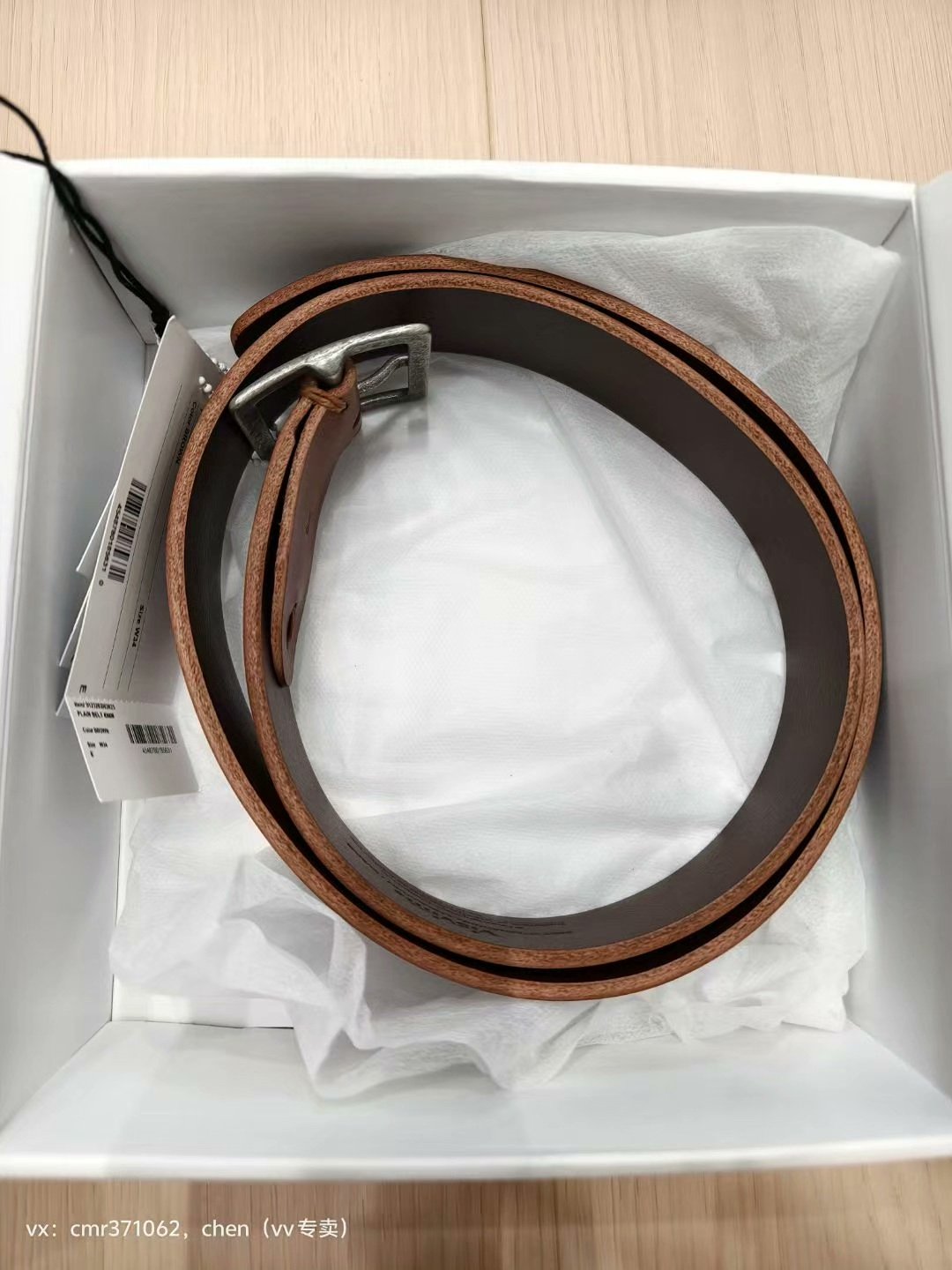 VISVIM 23AW PLAIN BELT 40MM — detail