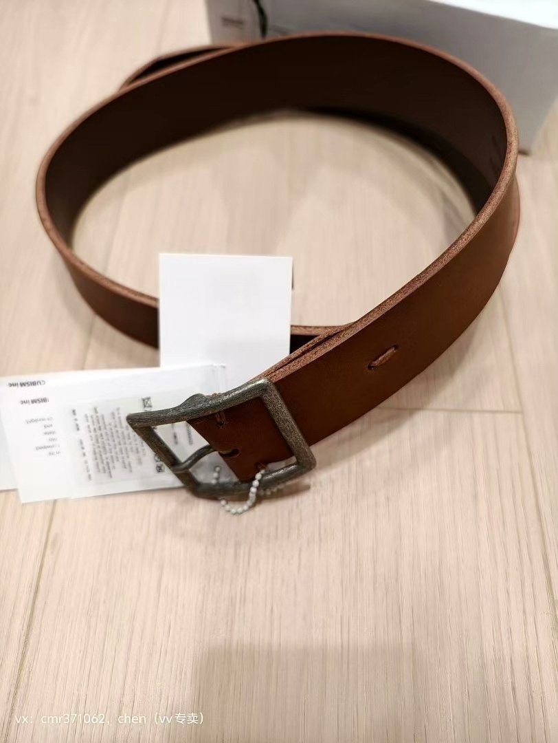VISVIM 23AW PLAIN BELT 40MM