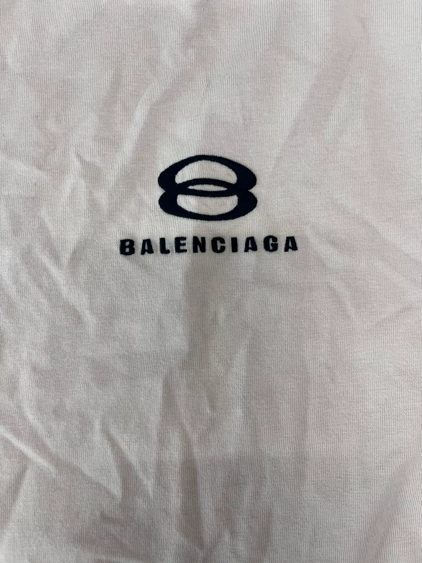 Balenciaga Double-Ring Logo Short-Sleeve T-Shirt — detail
