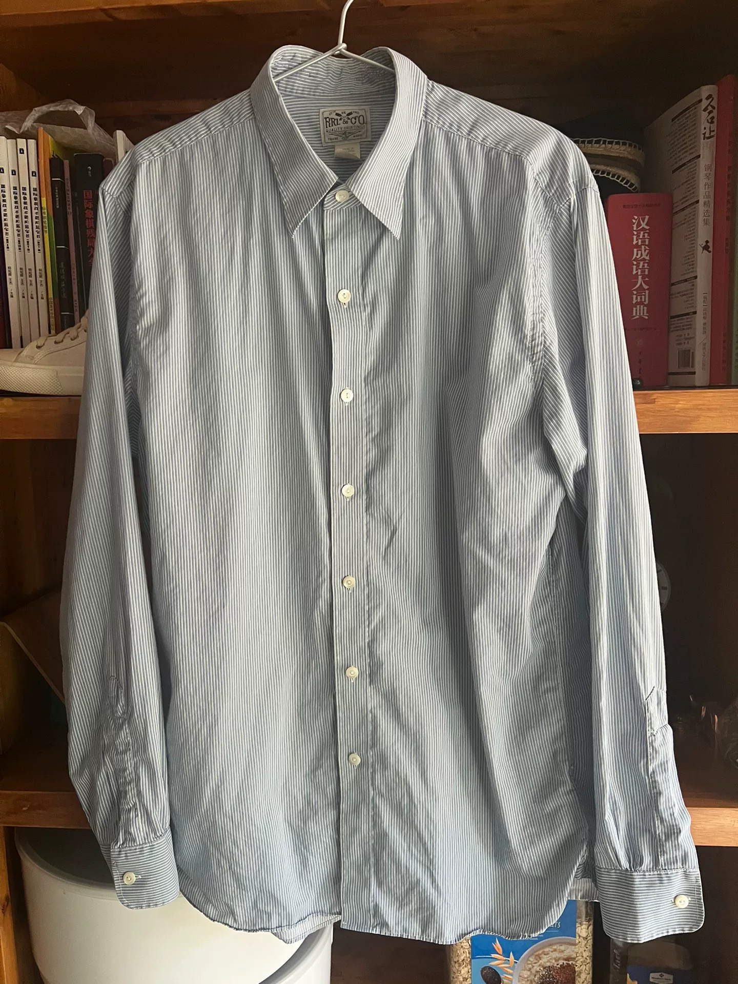 RRL Double RL Striped Long-Sleeve Shirt